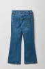 Girls Mid Rise Distressed Knee Flare Jean sold by Urban Planet
