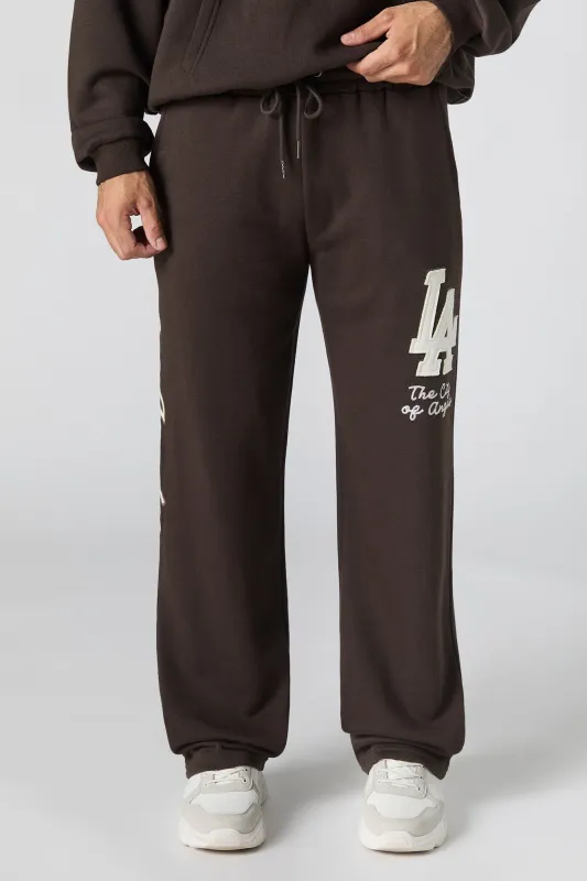 Los Angeles HD Print Fleece Sweatpant sold by Urban Planet