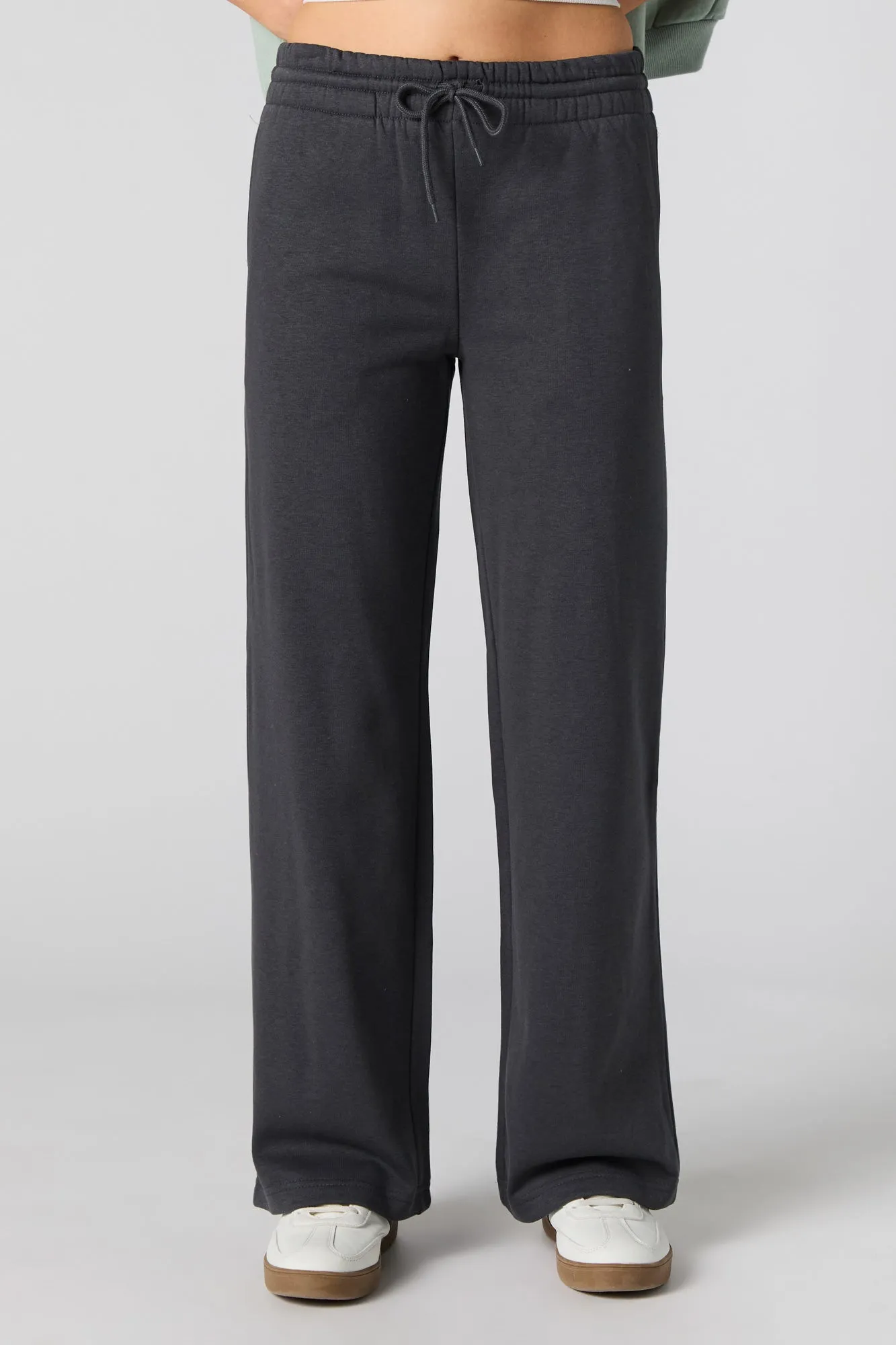 Fleece Wide Leg Sweatpant sold by Urban Planet product image thumbnail 2