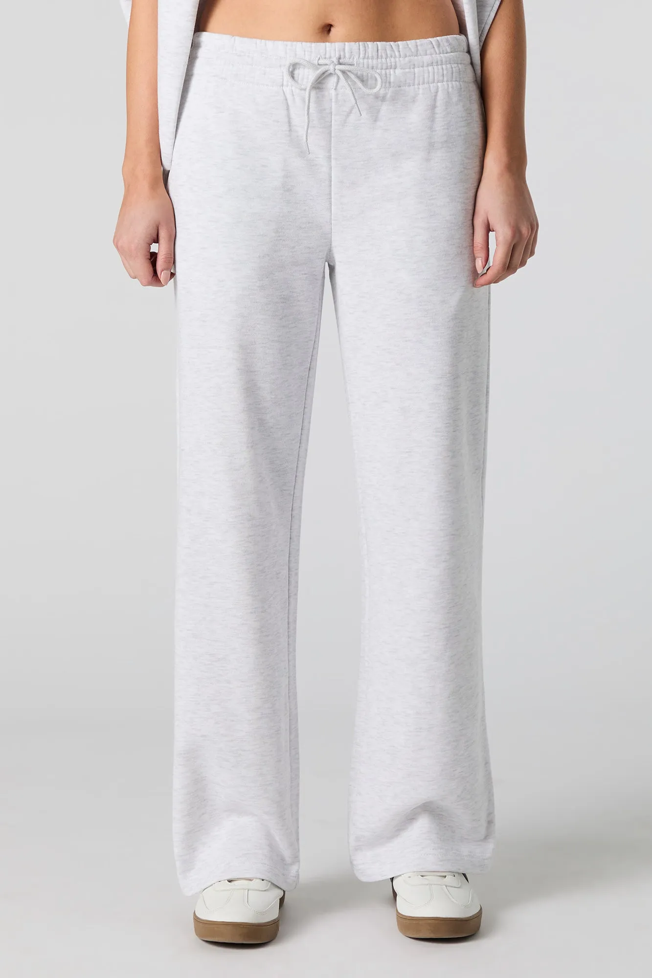 Fleece Wide Leg Sweatpant sold by Urban Planet product image thumbnail 5