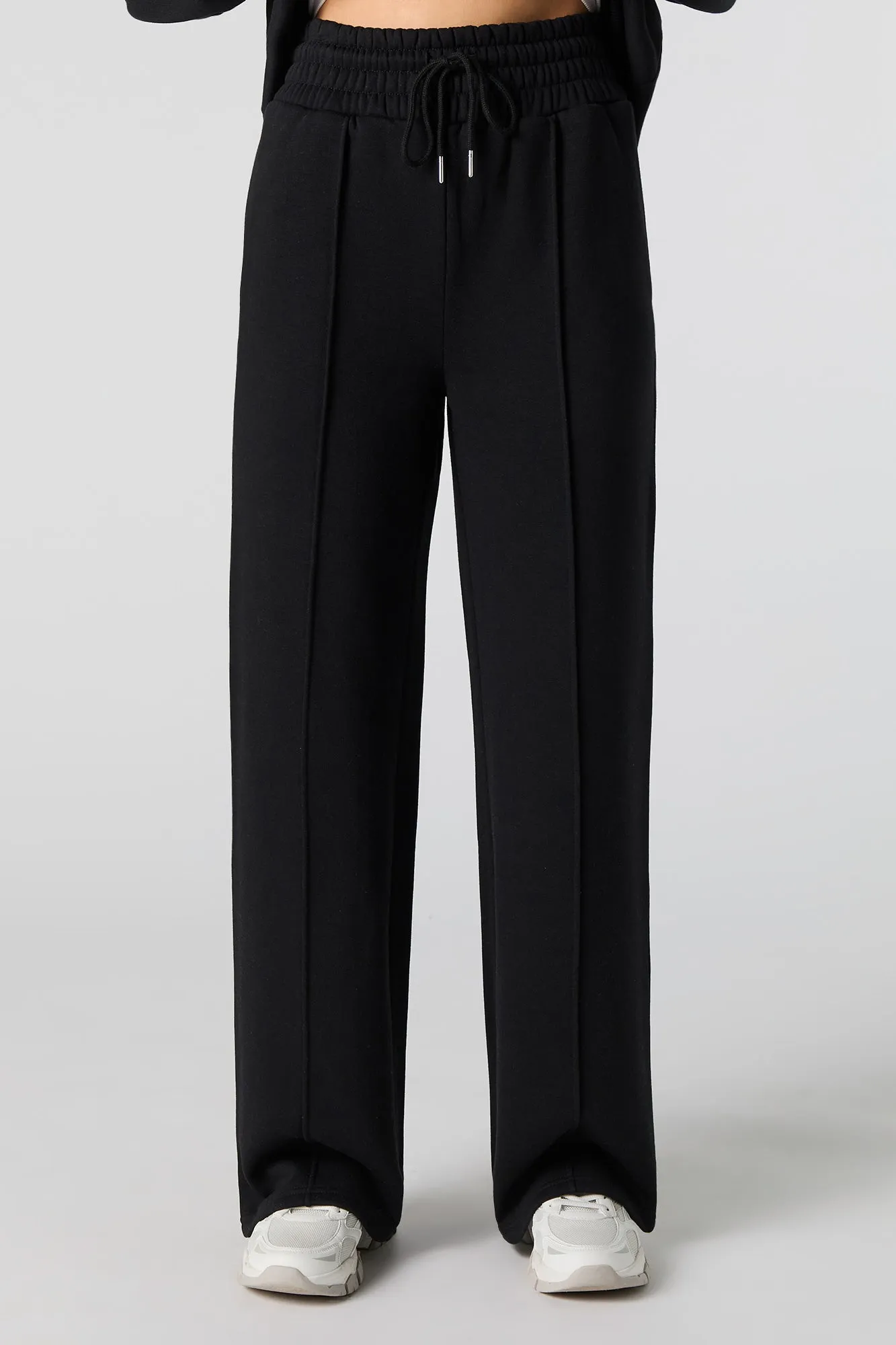 Fleece Pleated Wide Leg Sweatpant sold by Urban Planet product image thumbnail 5