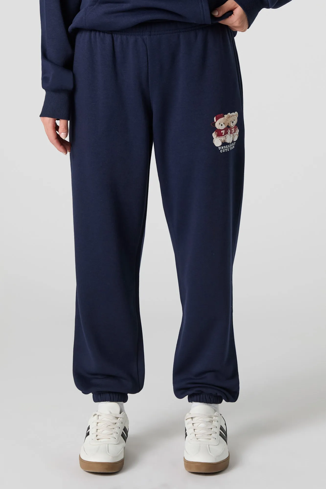 Jogger en molleton à imprimé Unbearably Cute sold by Urban Planet product image thumbnail 2