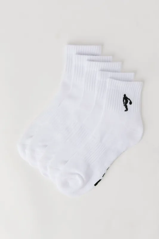 Chaussettes un quart Basket-ball pour garçons (paquet de 5) sold by Urban Planet