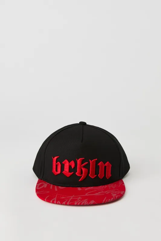 Boys City Embroidered Snapback Hat sold by Urban Planet