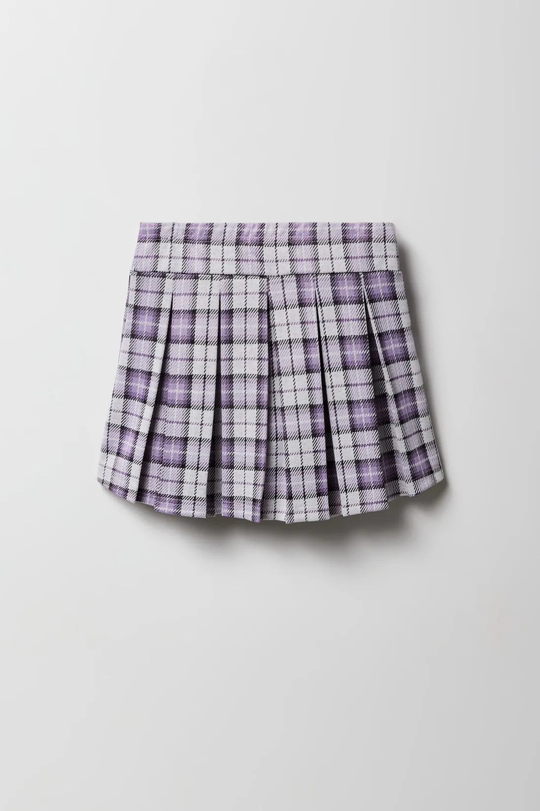 Skort en tricot à plis et à carreaux pour filles sold by Urban Planet product image thumbnail 5