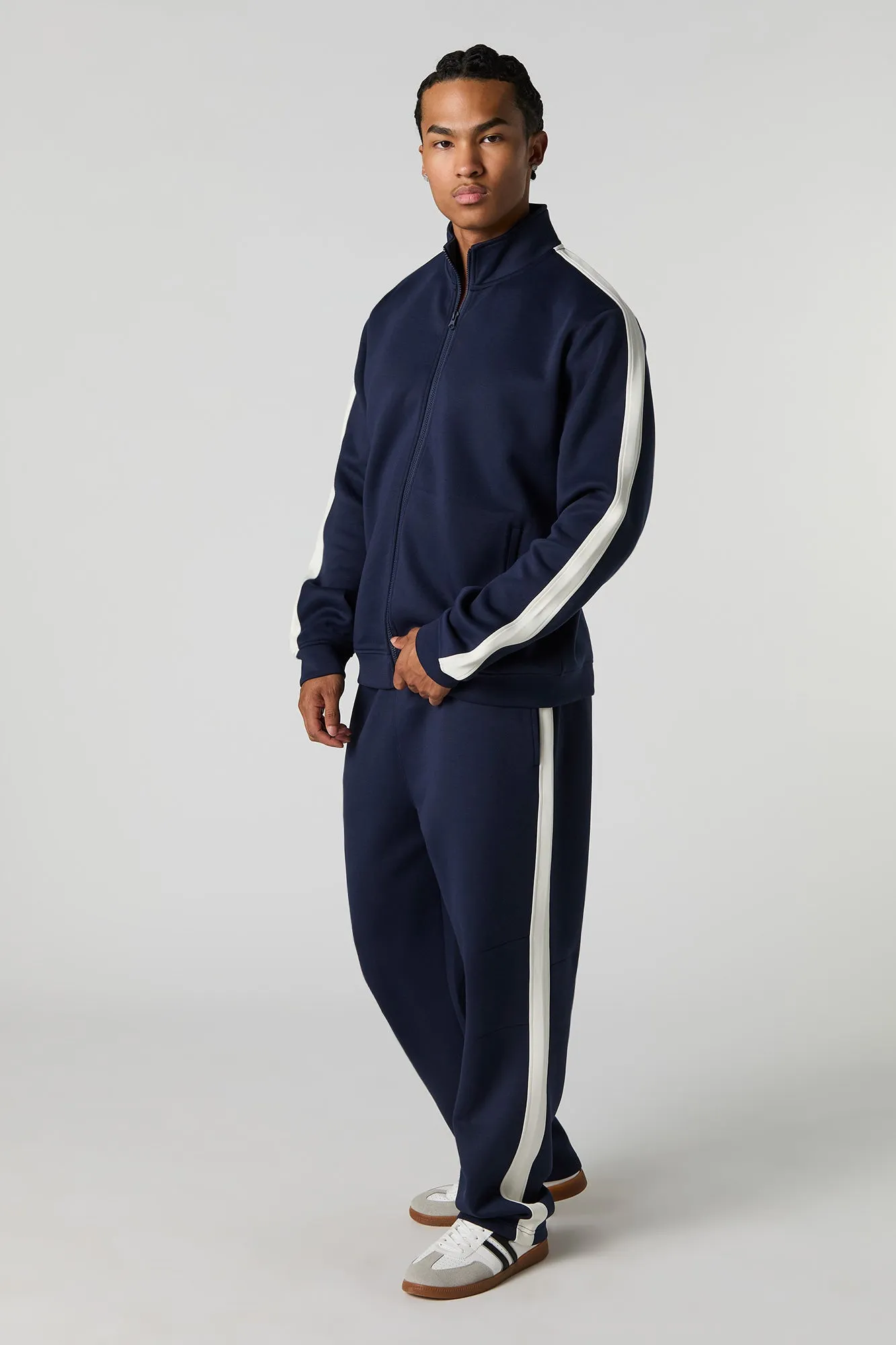 Pantalon d'entraînement Active en scuba contrastant rayé sold by Urban Planet product image thumbnail 2