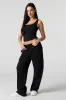 Pantalon cargo en molleton à jambe large sold by Urban Planet