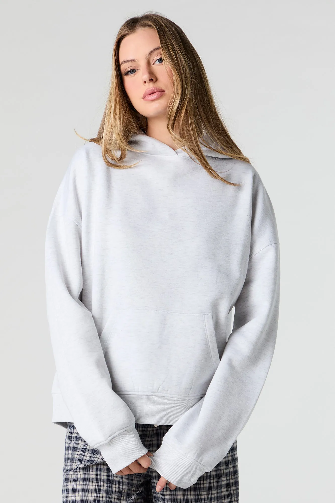 Haut à capuchon en molleton surdimensionné sold by Urban Planet product image thumbnail 5