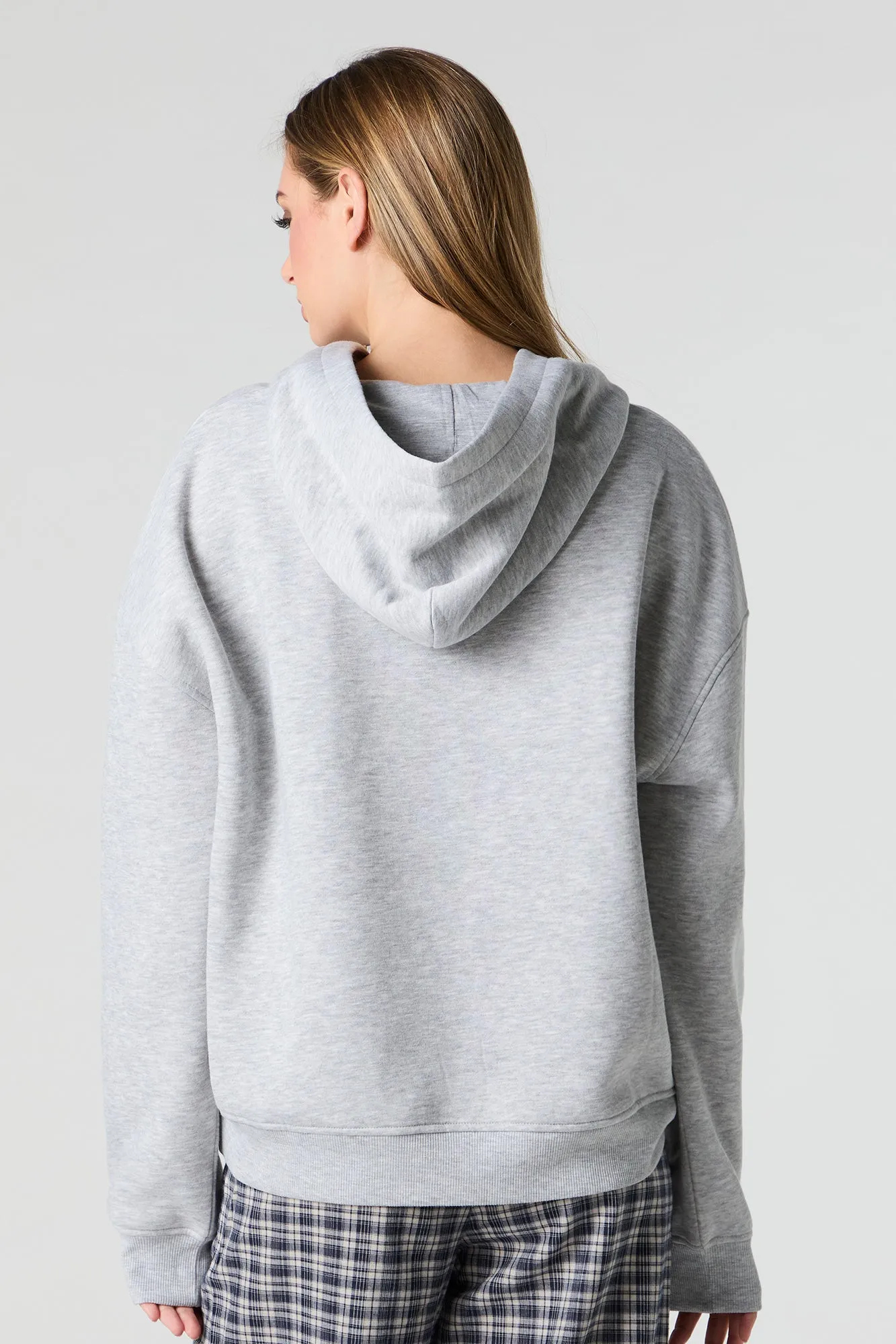 Haut à capuchon en molleton surdimensionné sold by Urban Planet product image thumbnail 3