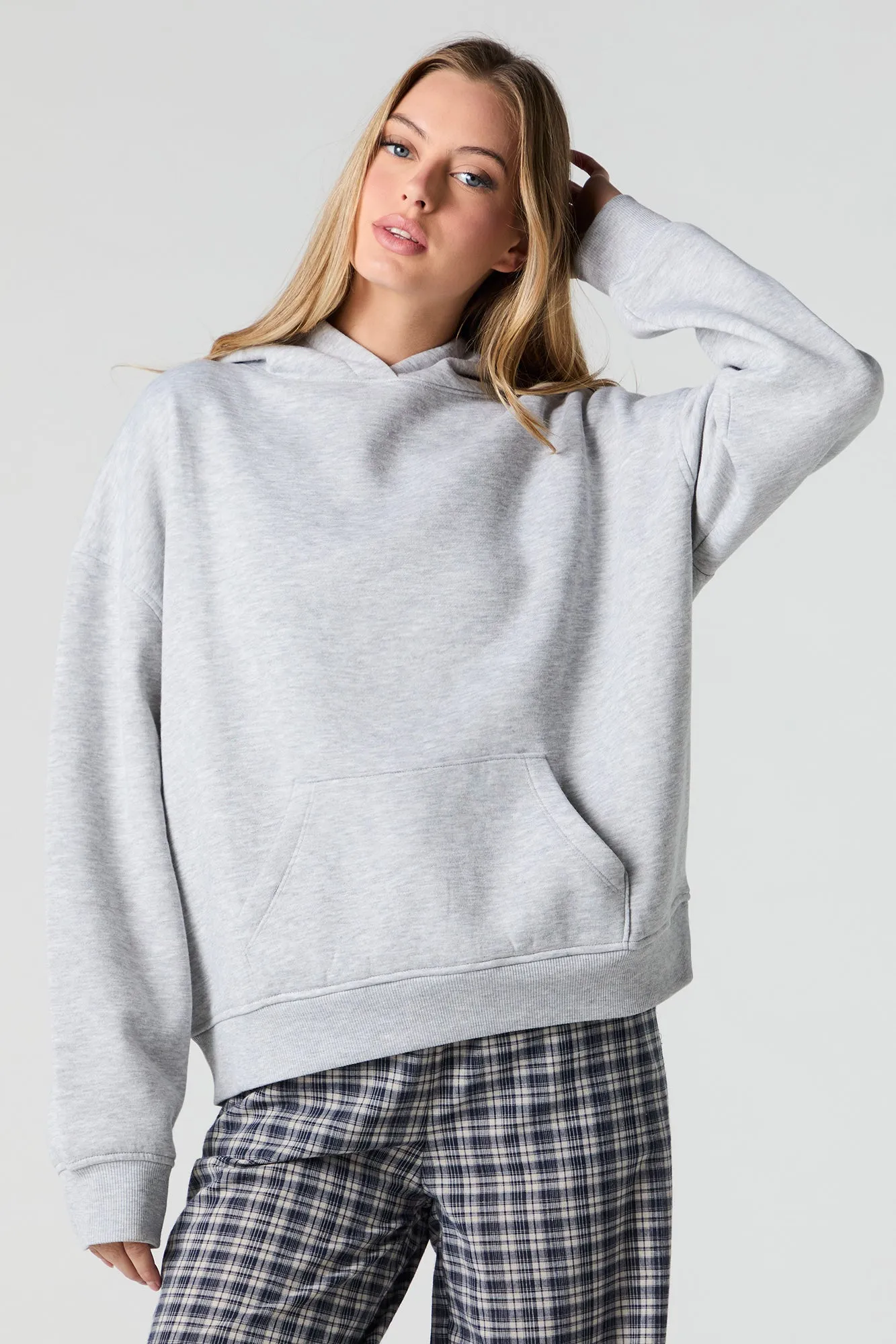 Haut à capuchon en molleton surdimensionné sold by Urban Planet product image thumbnail 2