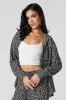 Printed Button-Up Top sold by Urban Planet