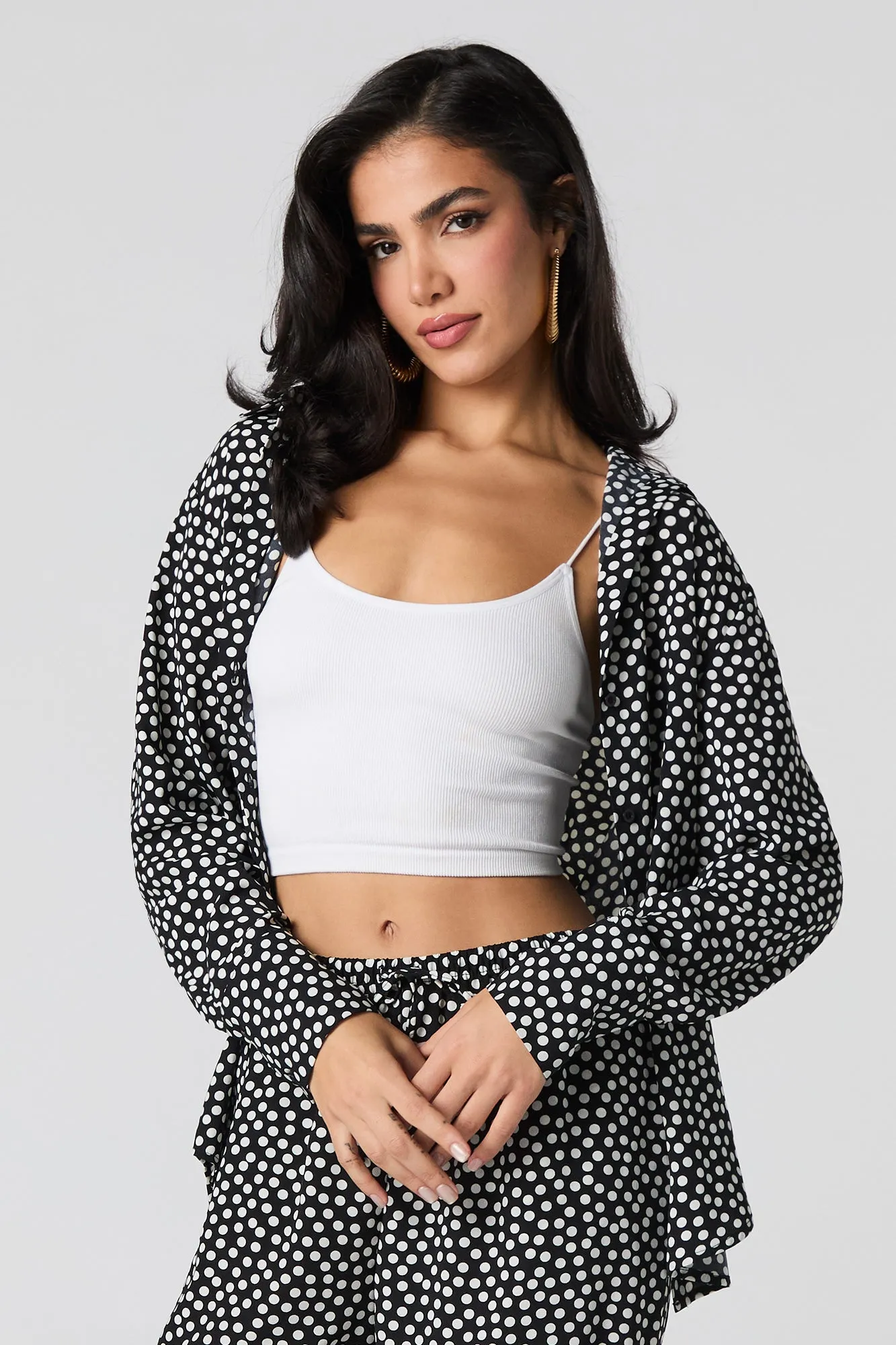 Printed Button-Up Top sold by Urban Planet product image thumbnail 4