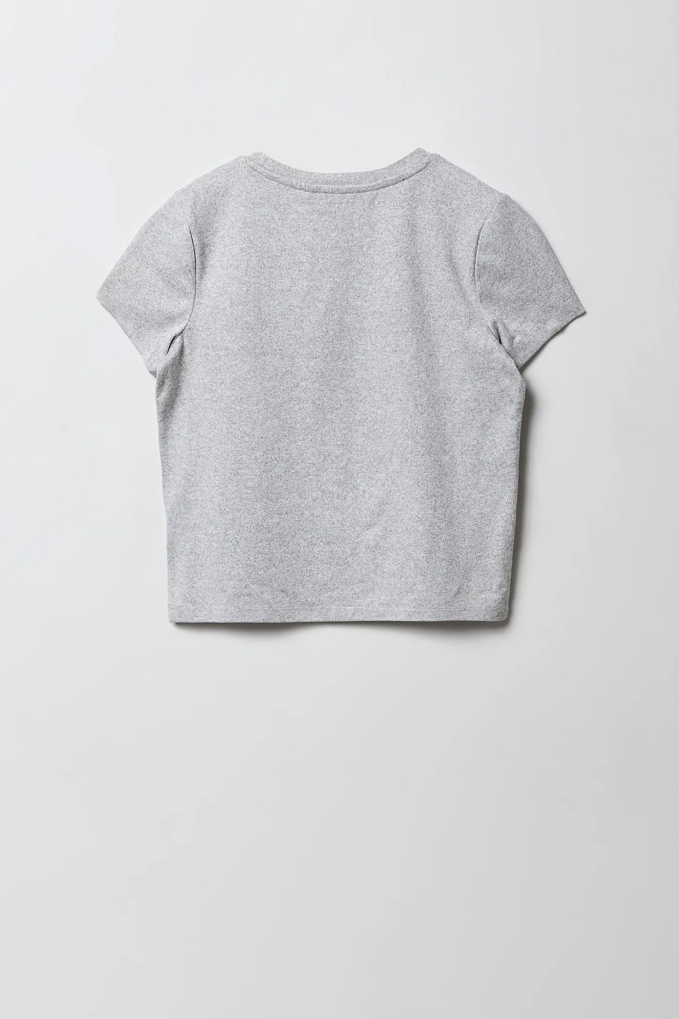 Ensemble-pyjama 2 pièces t-shirt à imprimé HD et short pelucheux pour filles sold by Urban Planet product image thumbnail 3