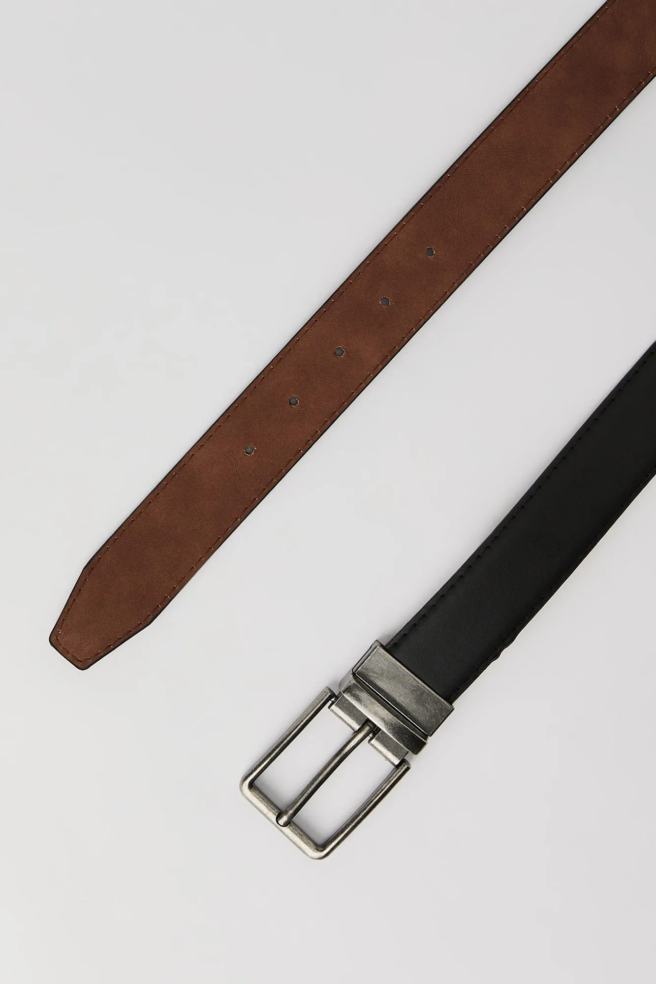 Faux Leather Reversible Belt sold by Urban Planet product image thumbnail 2