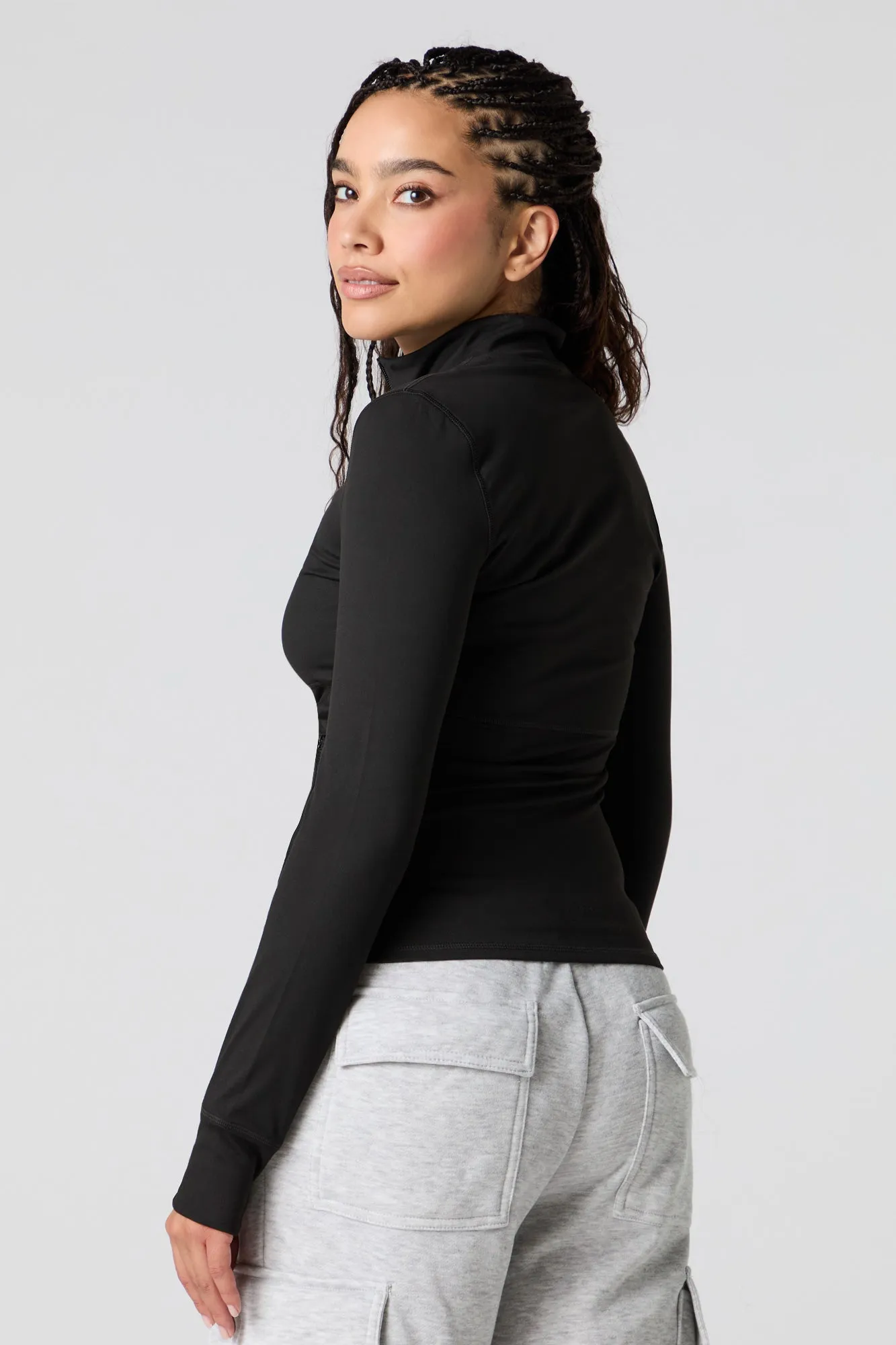 Active Zip-Up Jacket sold by Urban Planet product image thumbnail 4