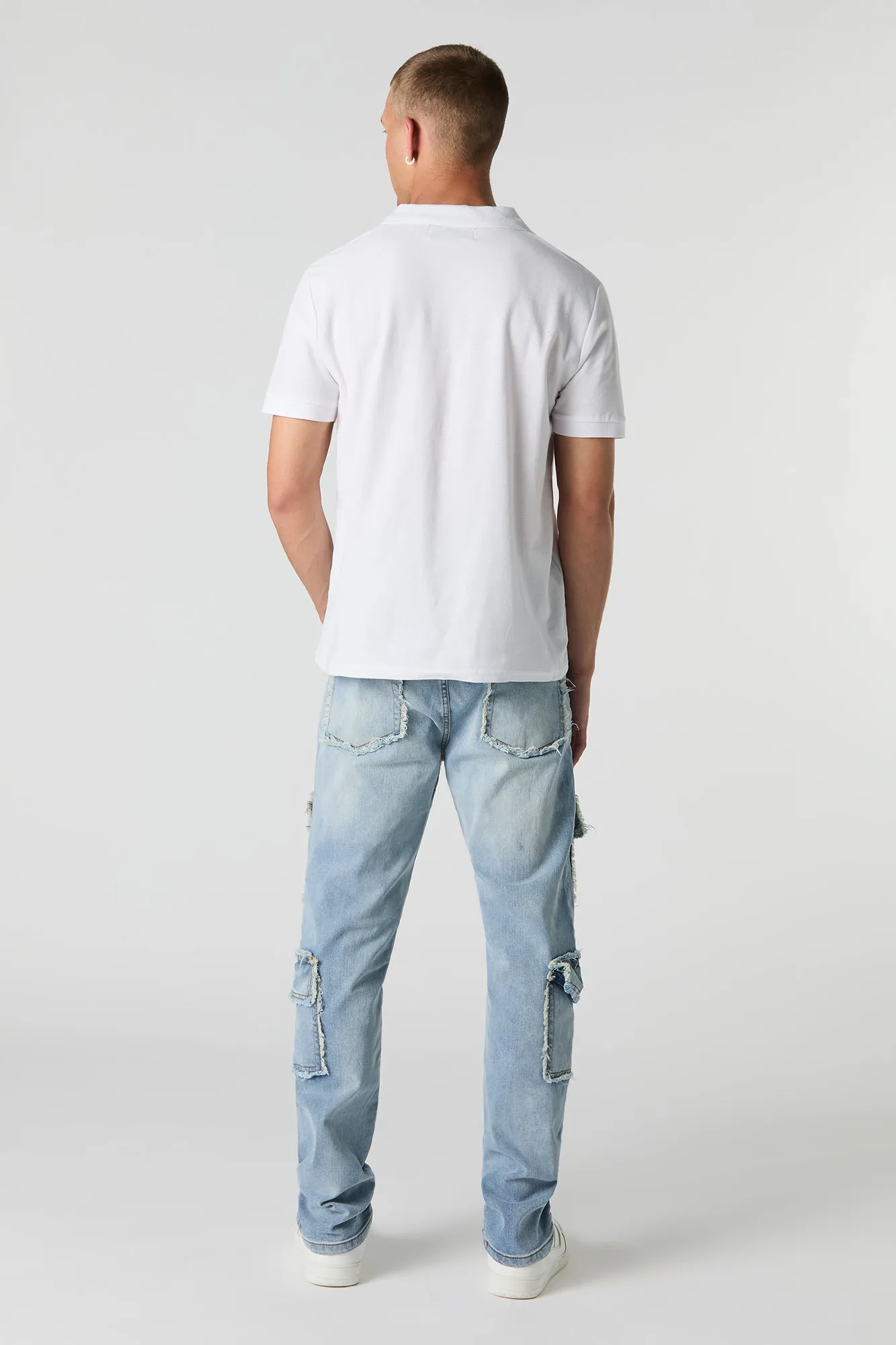 Distressed Slim Cargo Jean sold by Urban Planet product image thumbnail 3