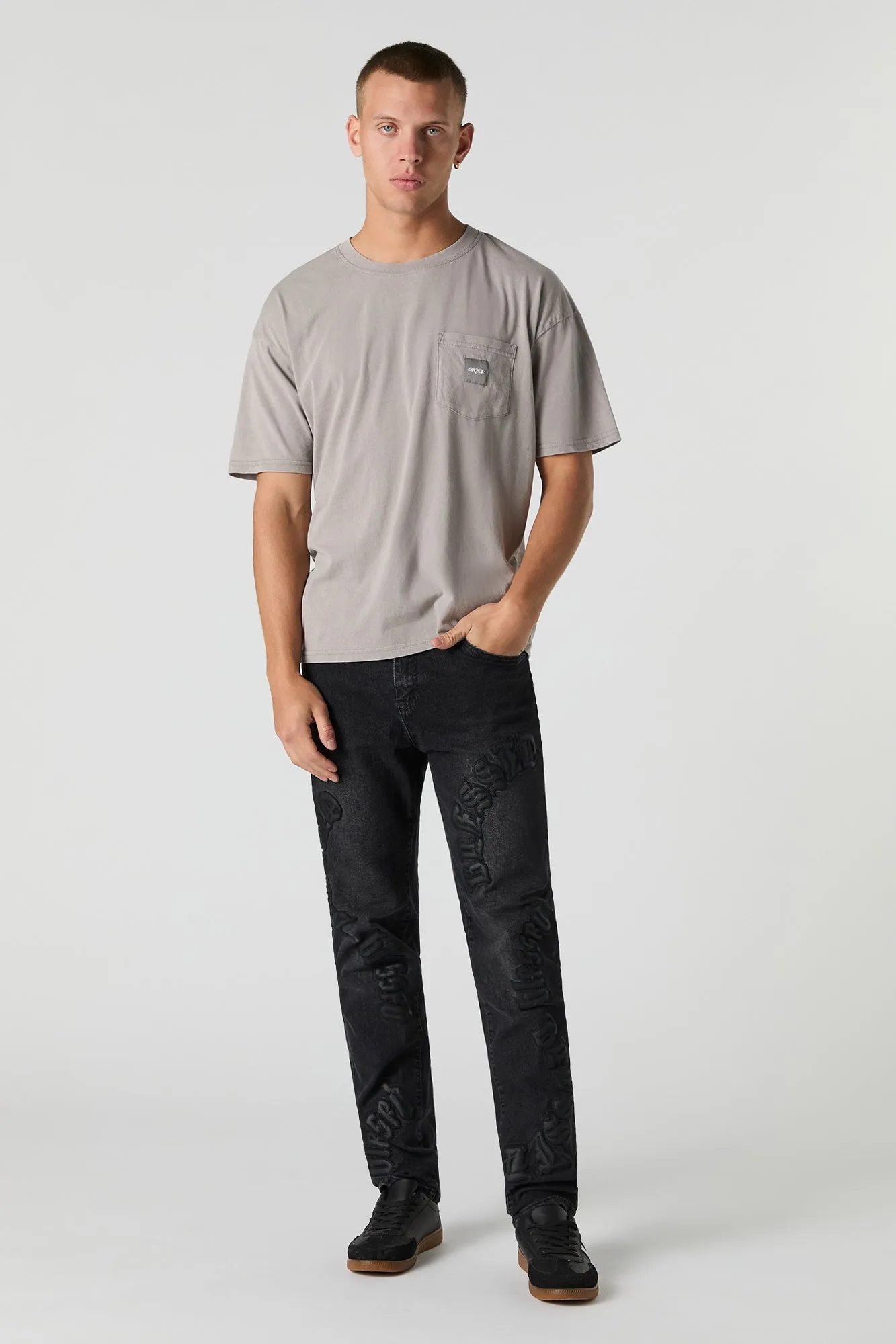 Jean mince à broderie Blessed sold by Urban Planet product image thumbnail 3