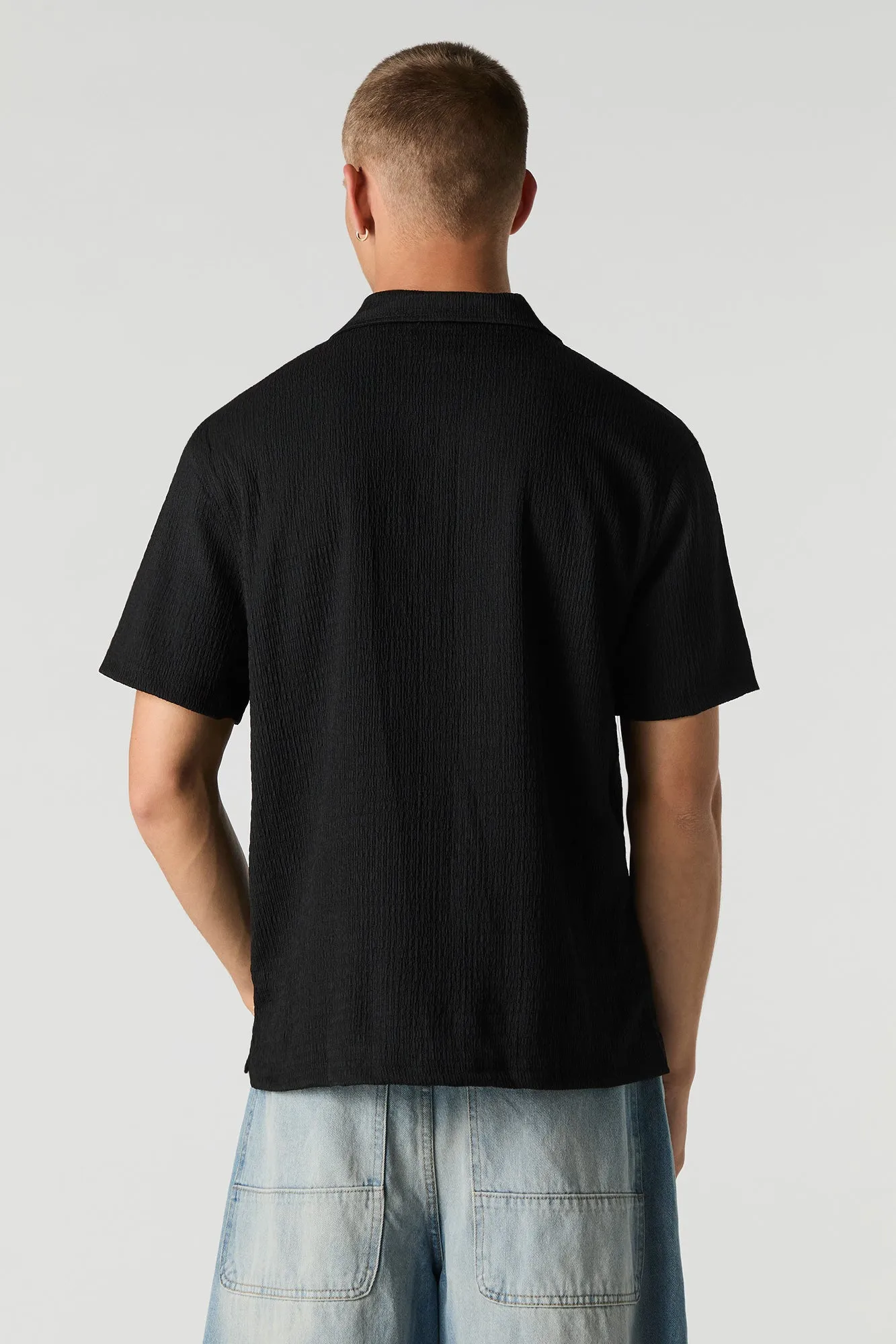 Textured Button-Up Top sold by Urban Planet product image thumbnail 5