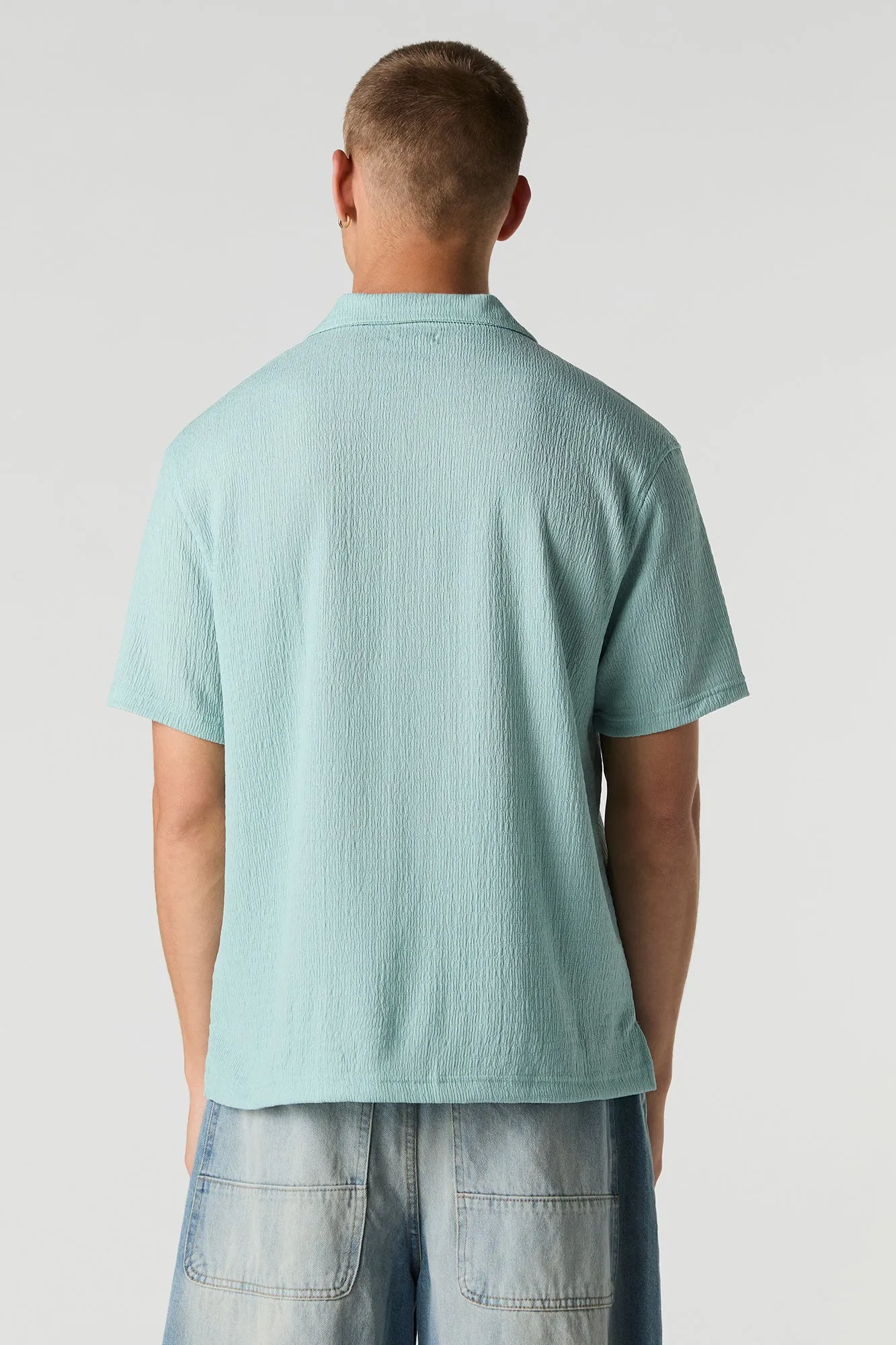 Textured Button-Up Top sold by Urban Planet product image thumbnail 2