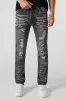 Black Distressed Slim Jean sold by Urban Planet