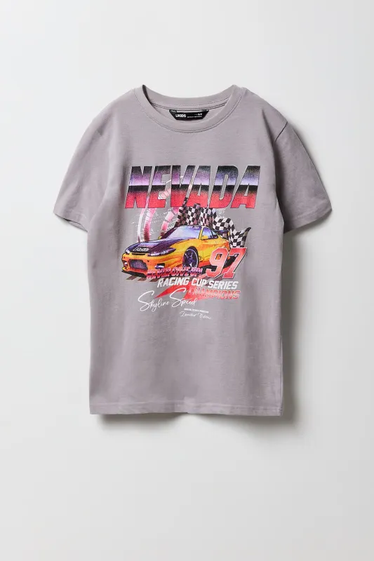 Boys Nevada Racing Graphic T-Shirt sold by Urban Planet