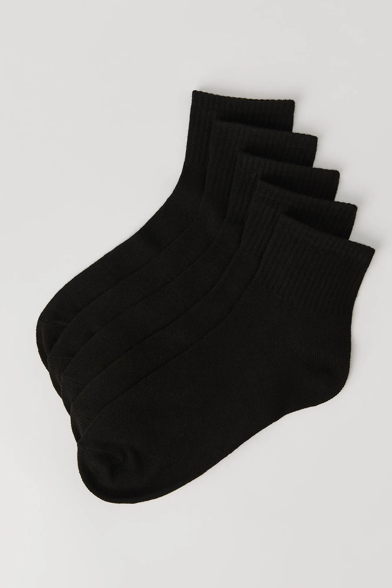 Solid Quarter Socks (5 Pack) sold by Urban Planet product image thumbnail 2