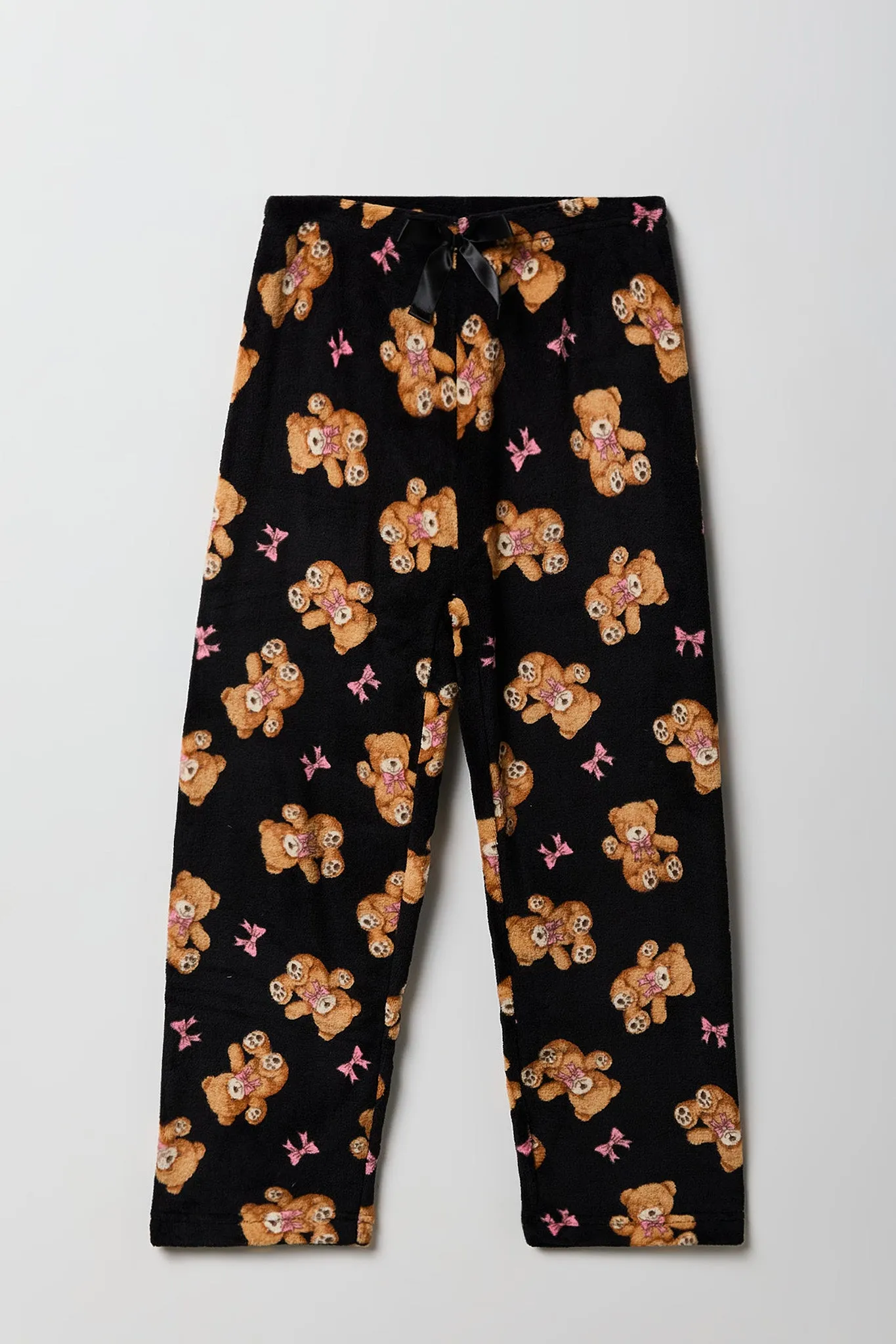 Girls Printed Plush Wide Leg Pajama Pant sold by Urban Planet