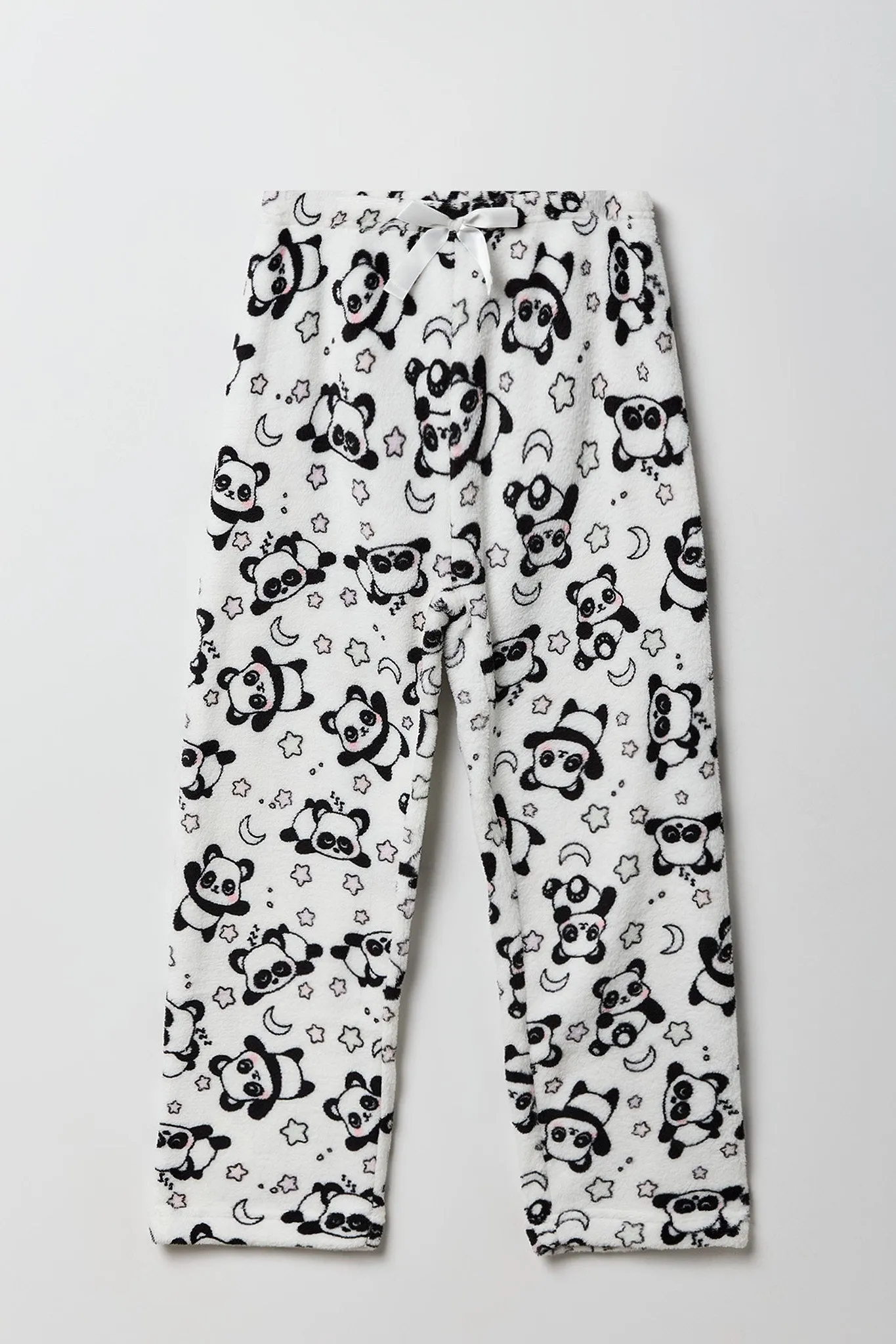 Pantalon de pyjama en peluche imprimée et jambe large pour filles sold by Urban Planet product image thumbnail 5