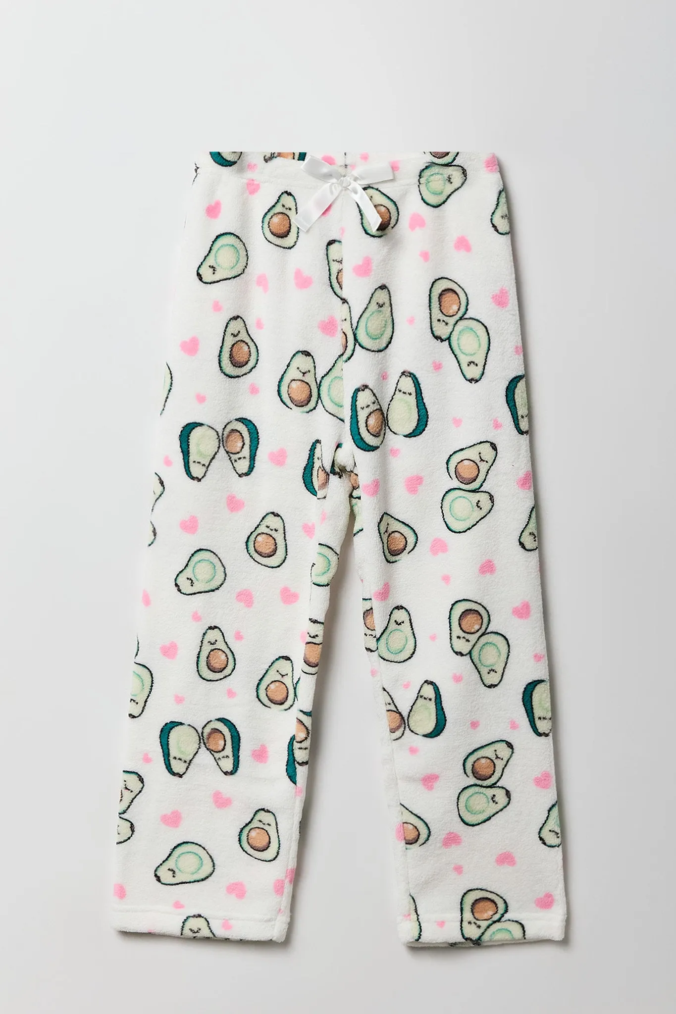 Pantalon de pyjama en peluche imprimée et jambe large pour filles sold by Urban Planet product image thumbnail 3