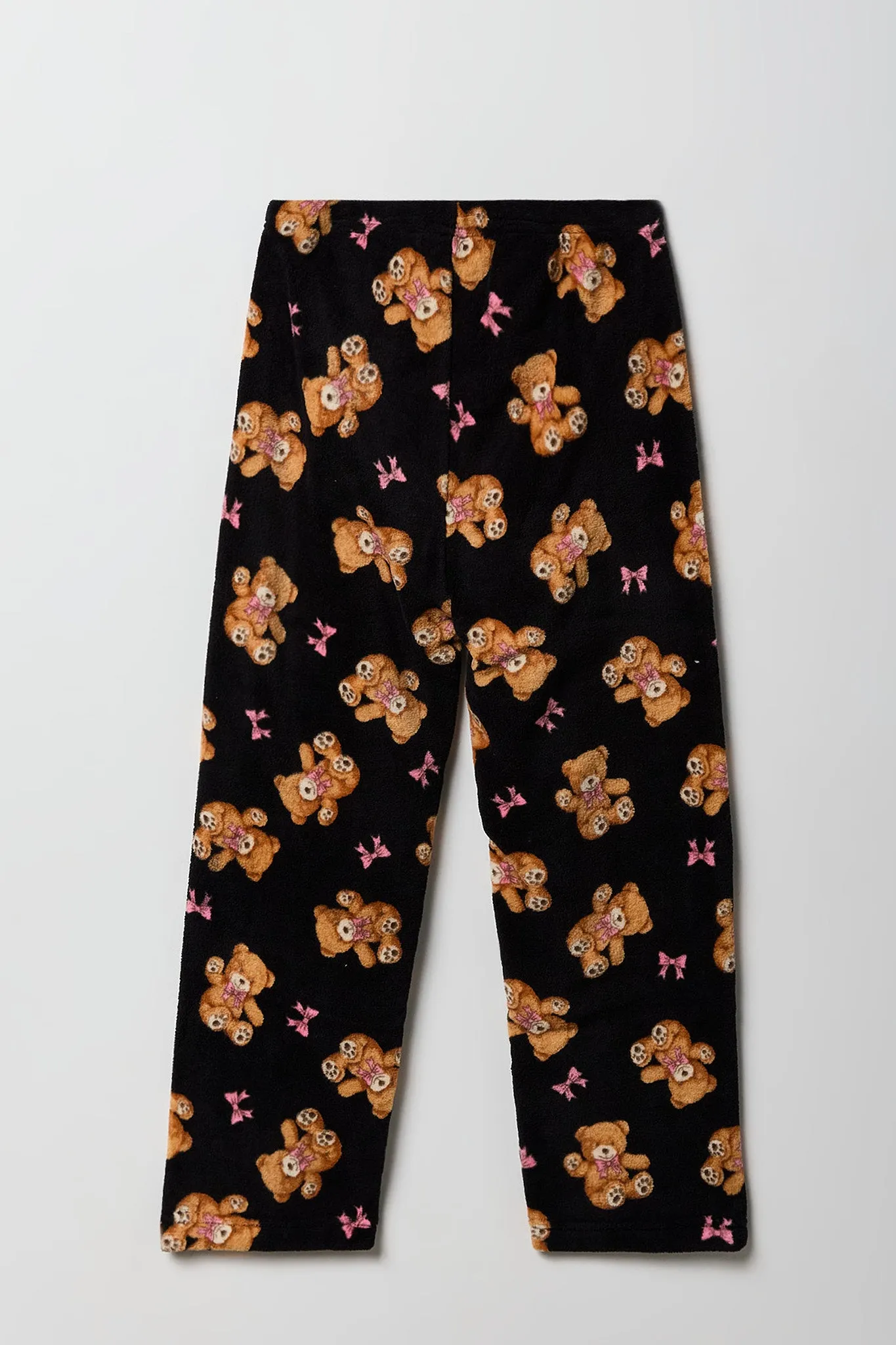 Pantalon de pyjama en peluche imprimée et jambe large pour filles sold by Urban Planet product image thumbnail 2