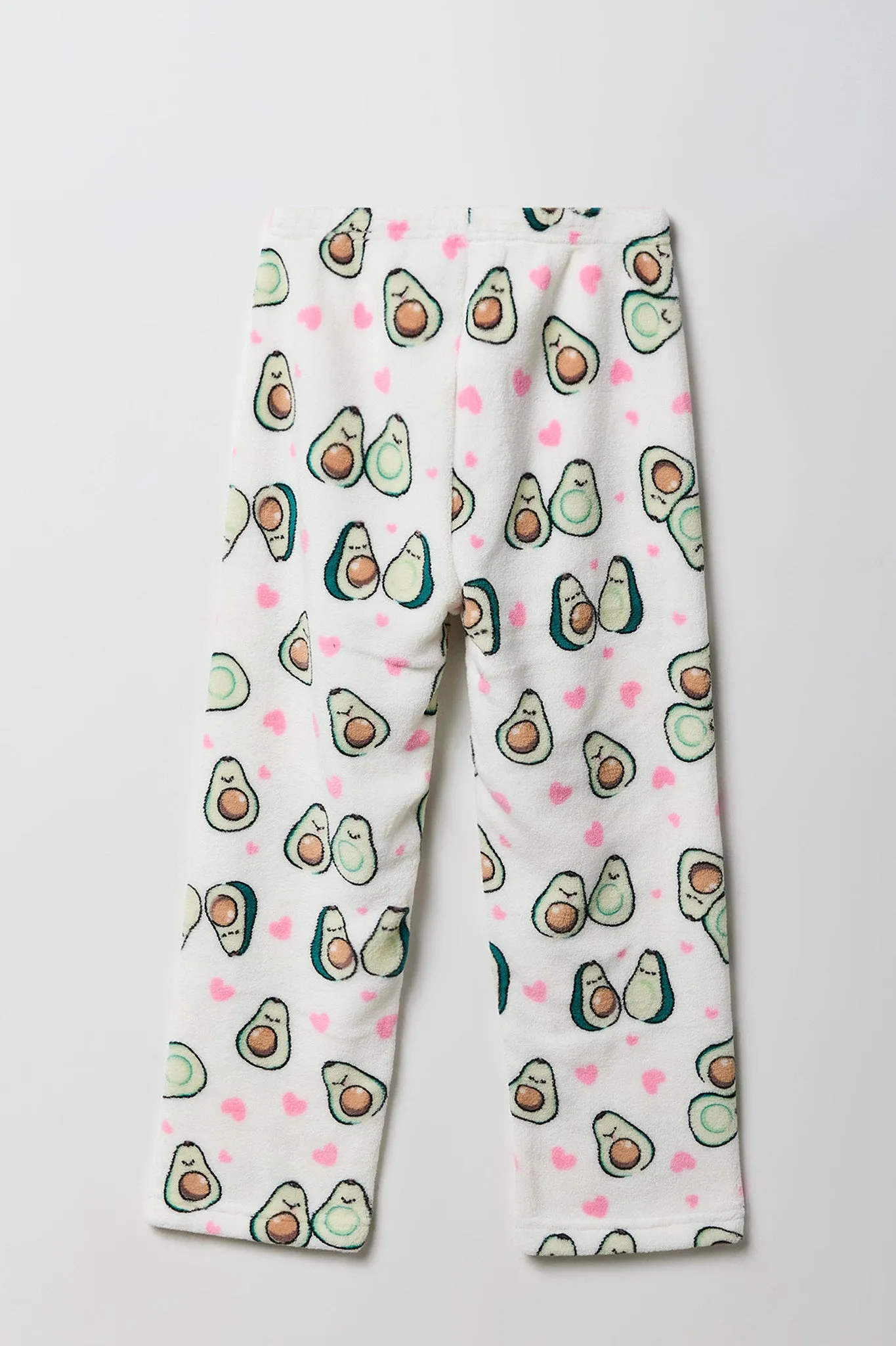 Pantalon de pyjama en peluche imprimée et jambe large pour filles sold by Urban Planet product image thumbnail 4