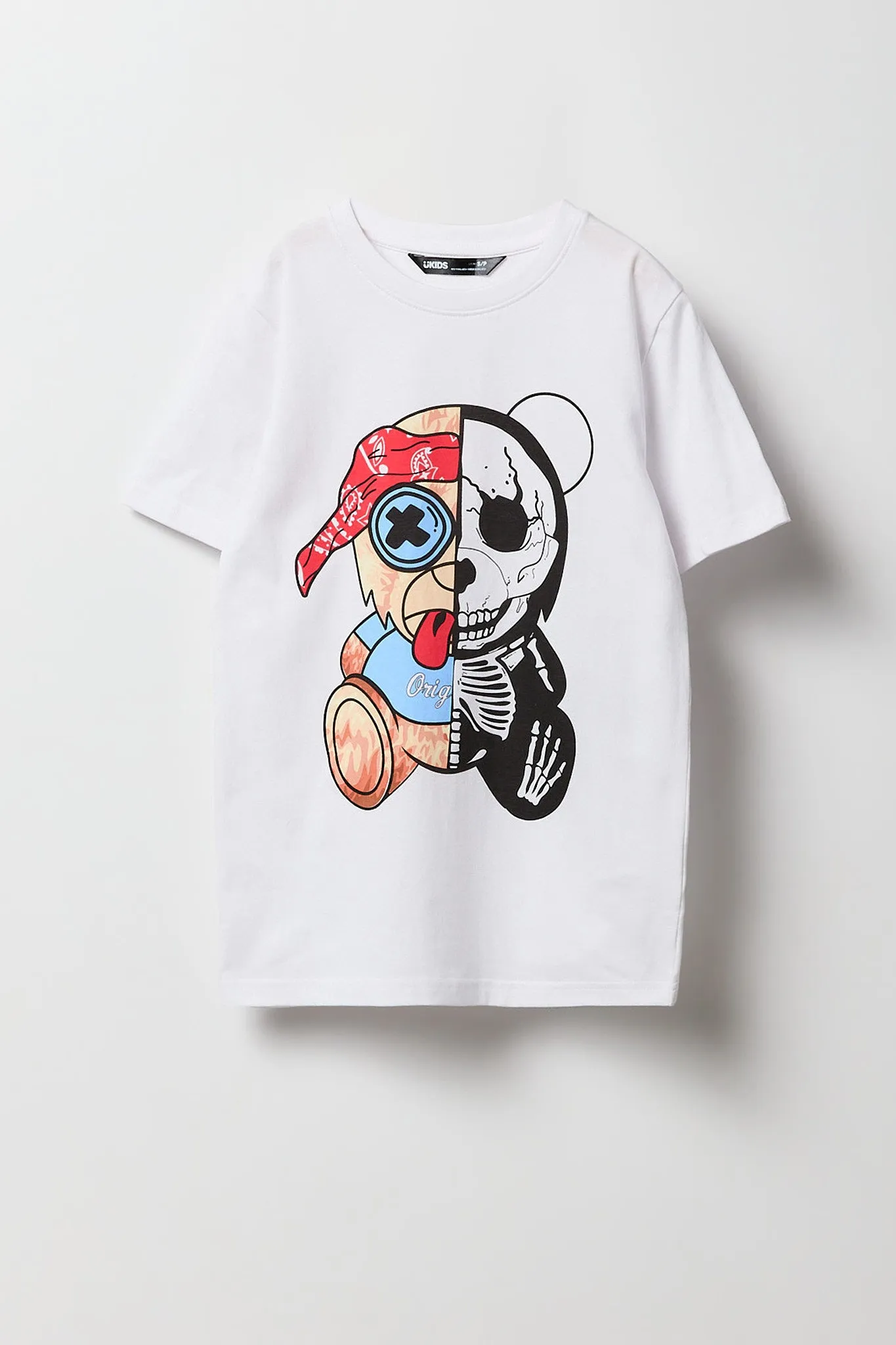 T-shirt à imprimé Skeleton Bear pour garçon sold by Urban Planet