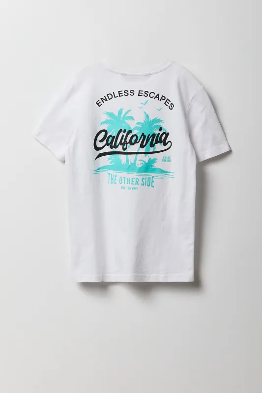 Boys California Escape Graphic T-Shirt sold by Urban Planet