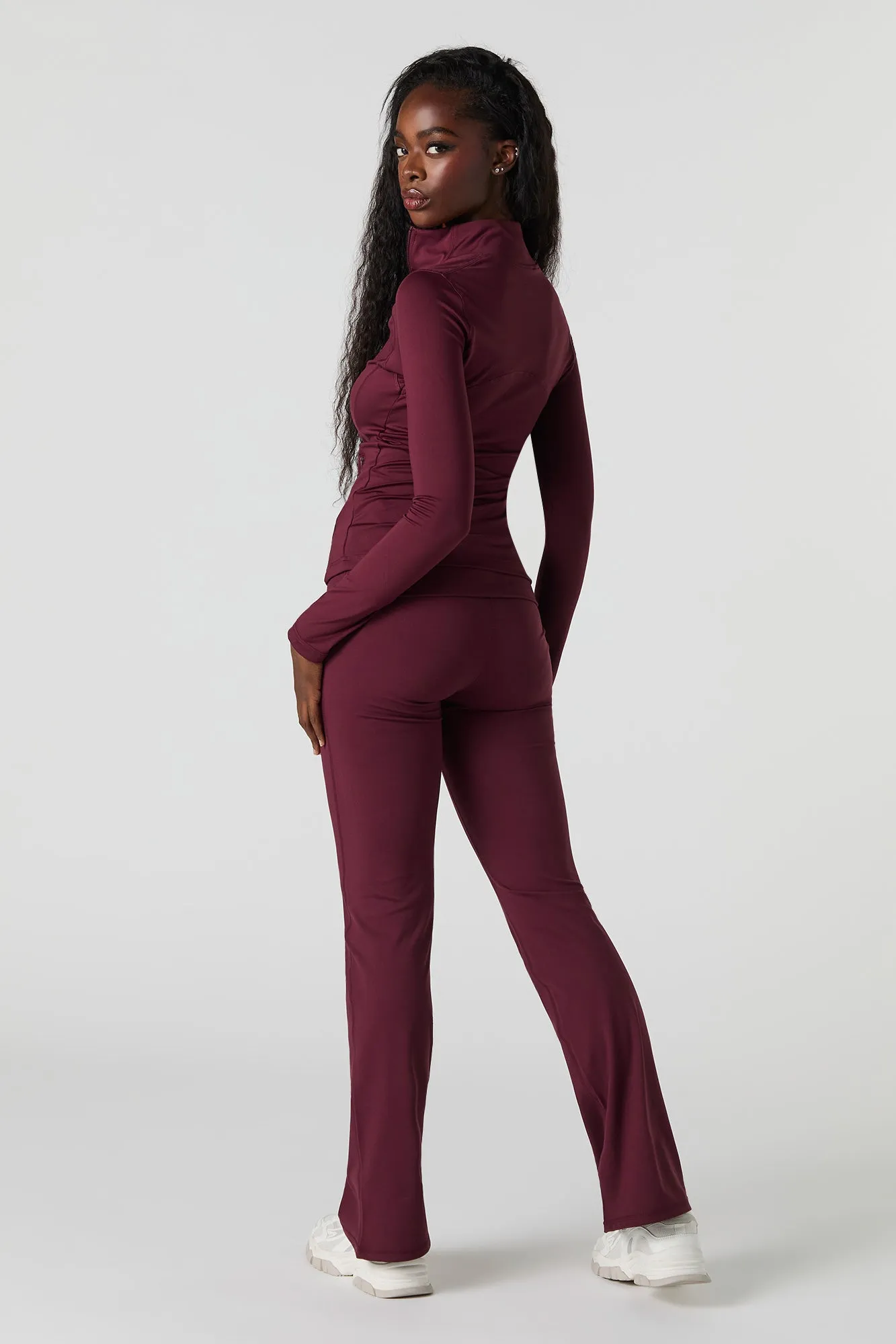 Active Foldover Waist Flare Pant sold by Urban Planet product image thumbnail 3