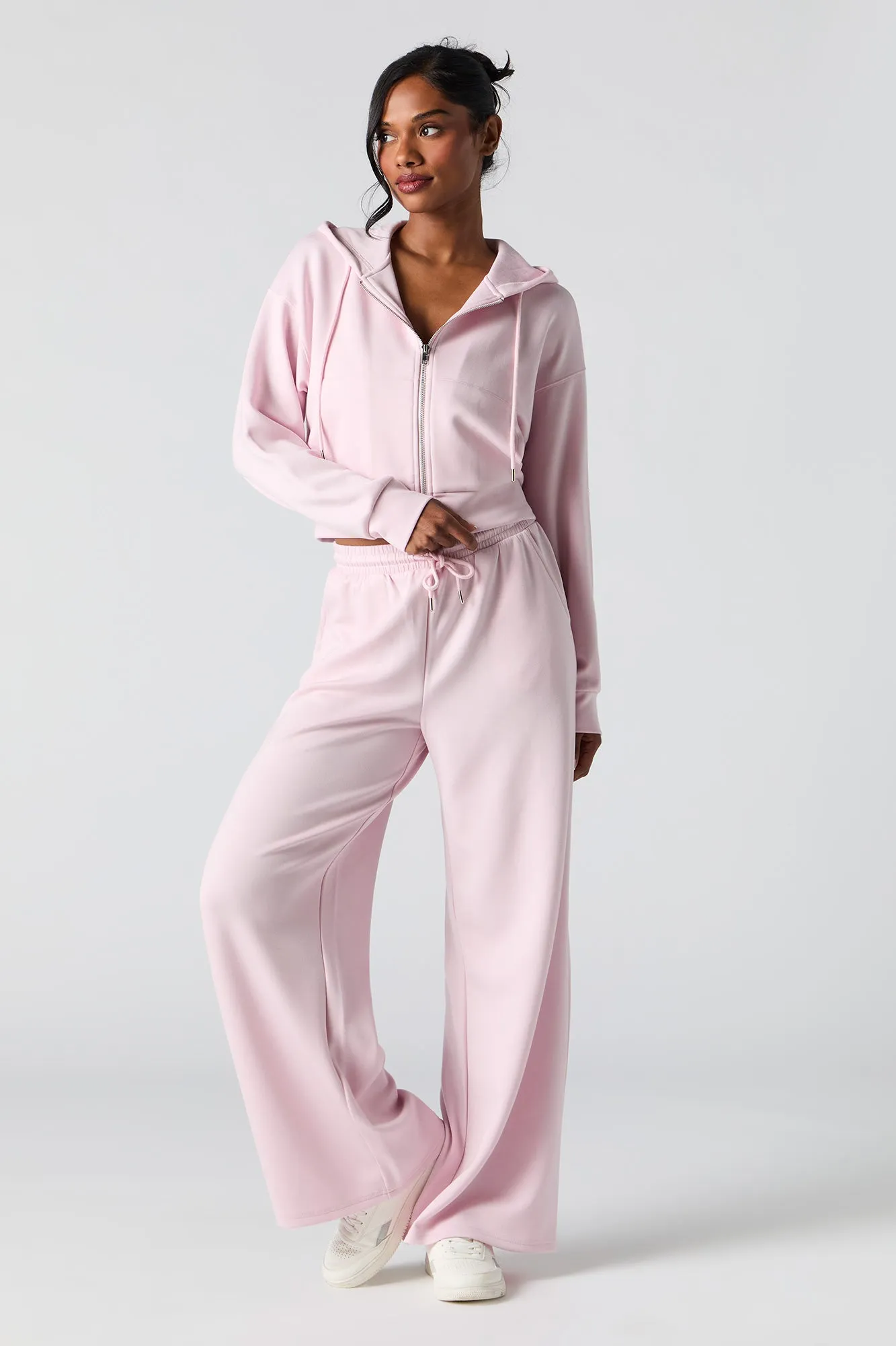 Active Soft Zip-Up Hoodie sold by Urban Planet product image thumbnail 3