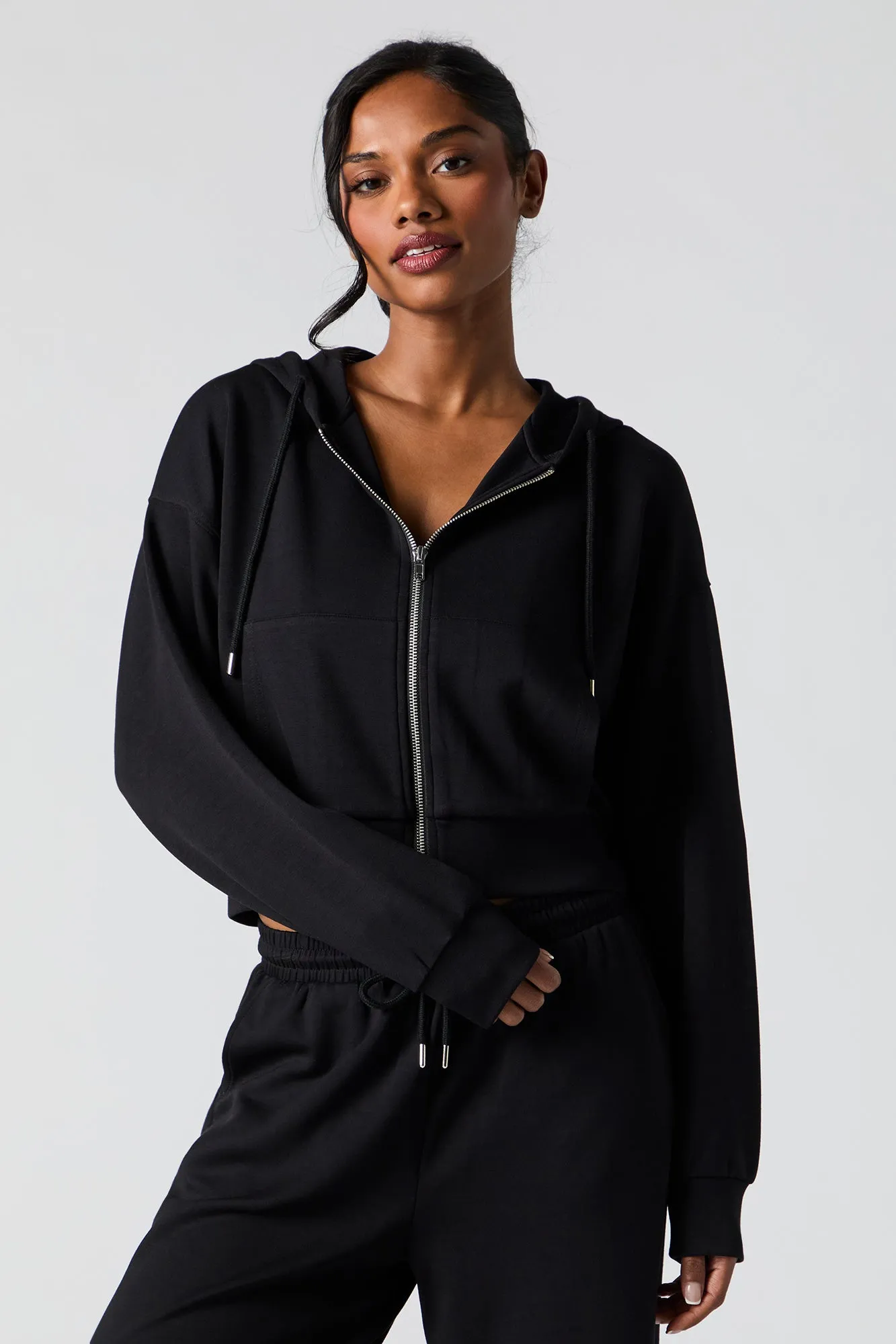 Active Soft Zip-Up Hoodie sold by Urban Planet product image thumbnail 5