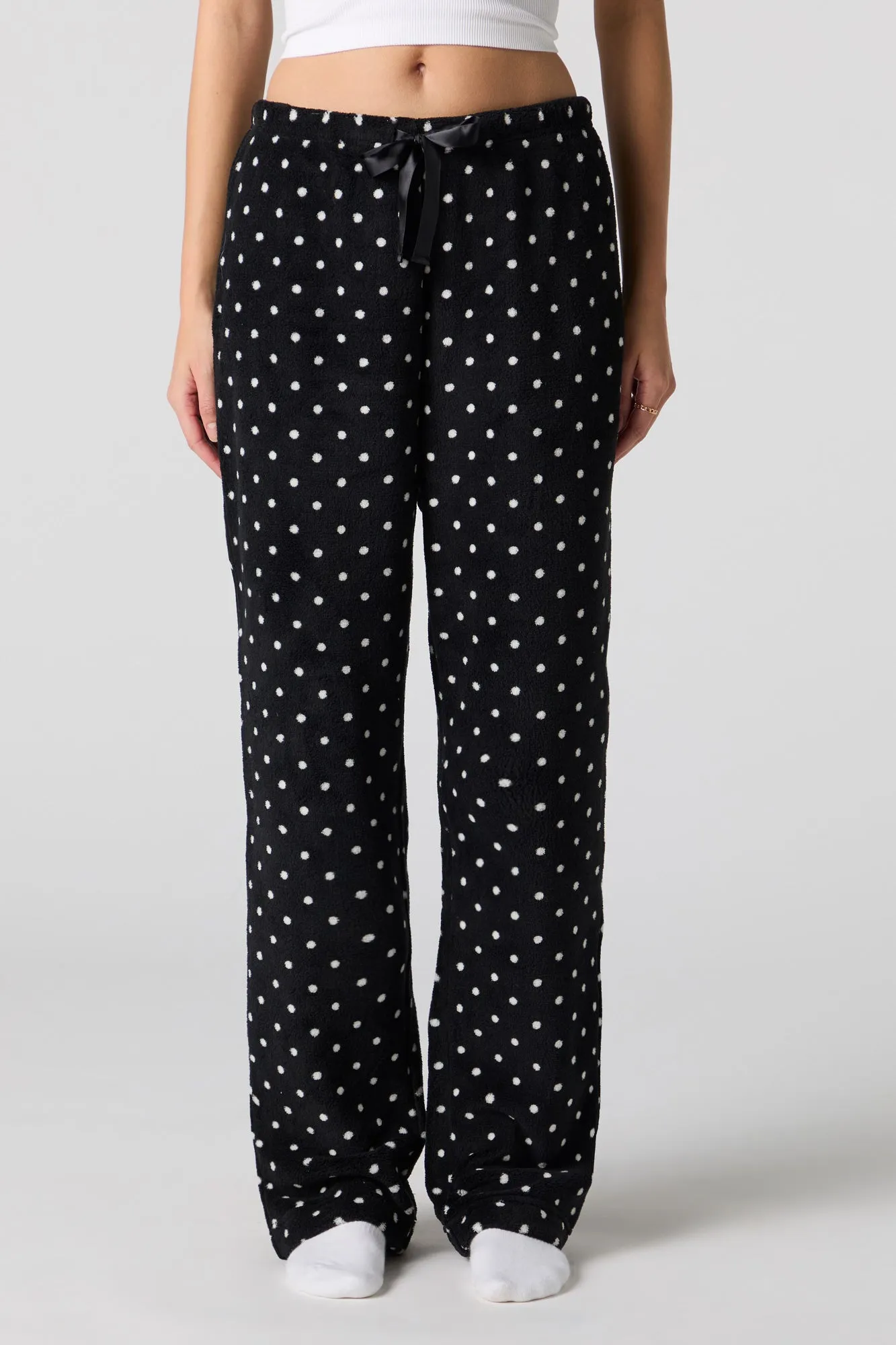 Printed Plush Pajama Pant sold by Urban Planet product image thumbnail 5