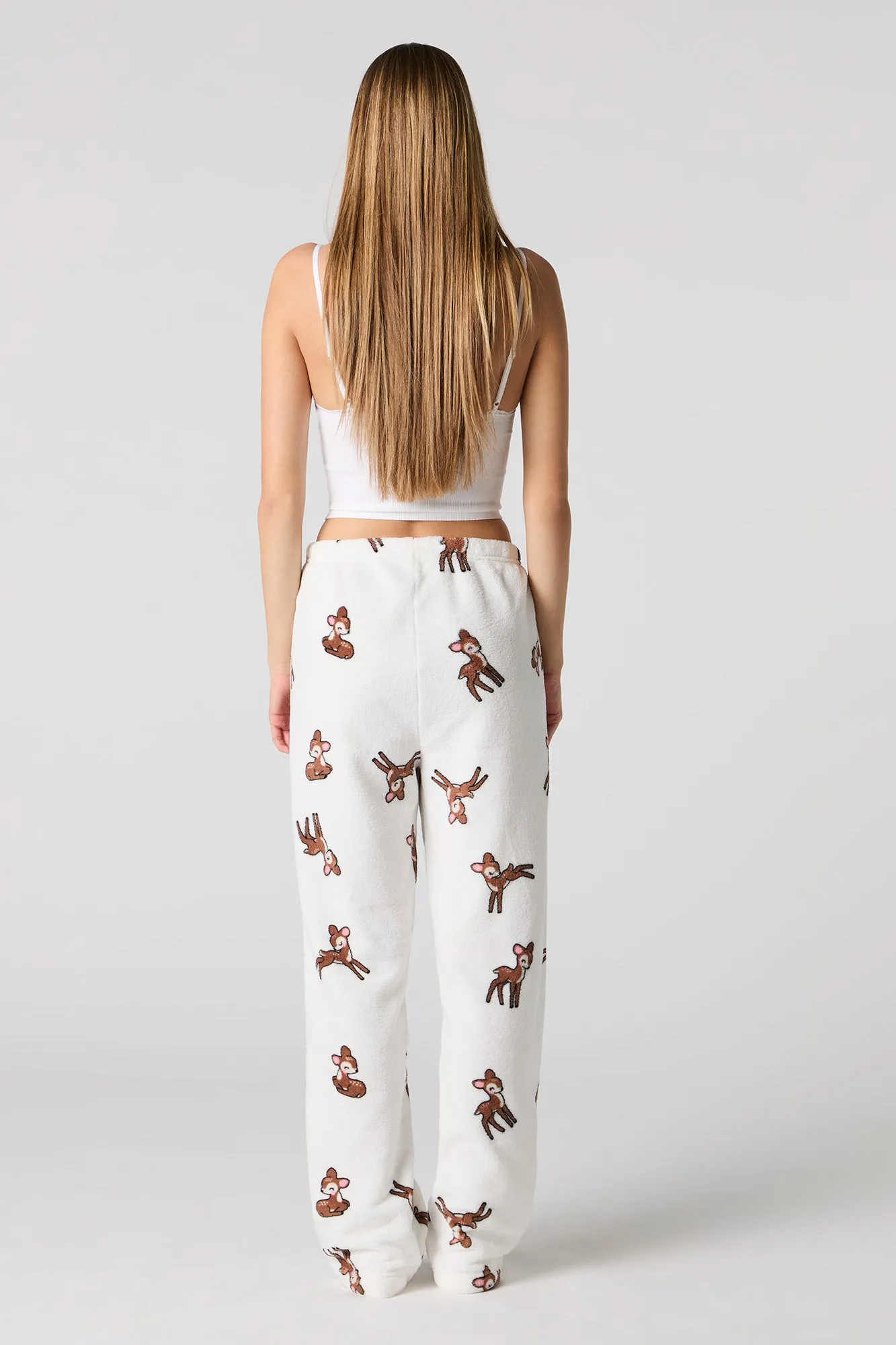 Printed Plush Pajama Pant sold by Urban Planet product image thumbnail 3