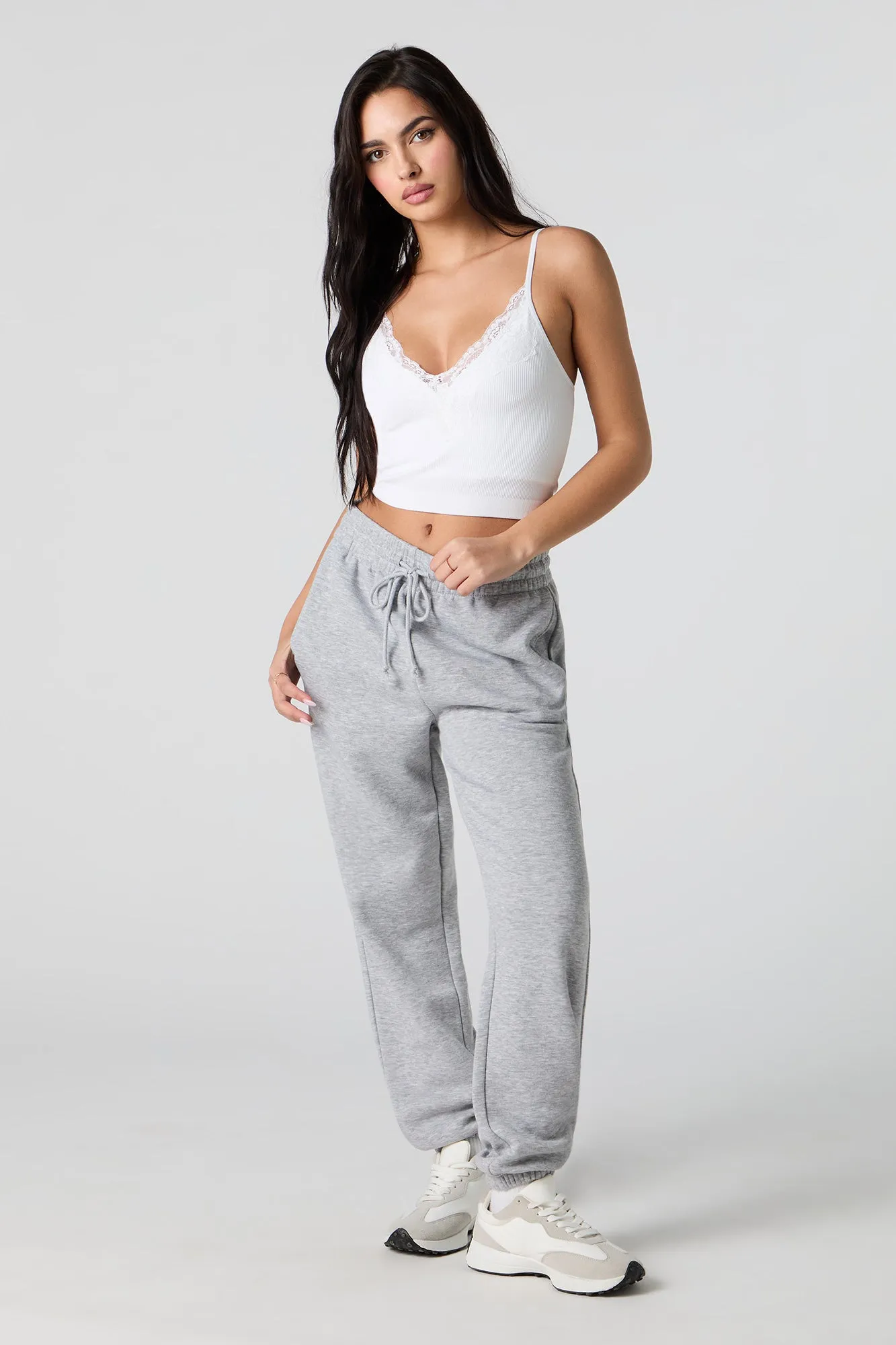 High Rise Fleece Jogger sold by Urban Planet product image thumbnail 4