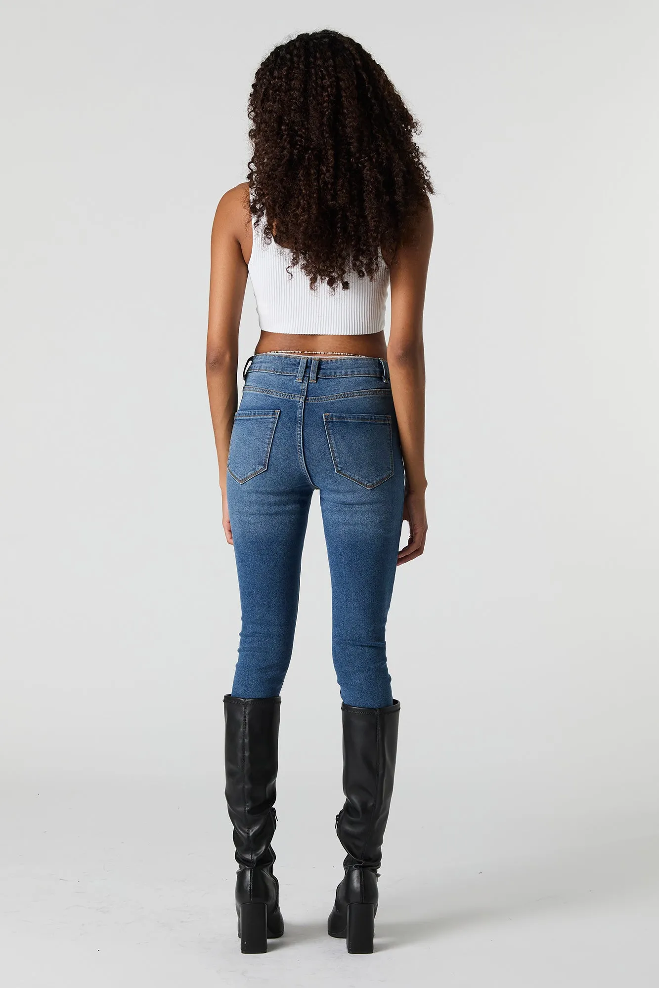 Mid Rise Skinny Jean sold by Urban Planet product image thumbnail 3