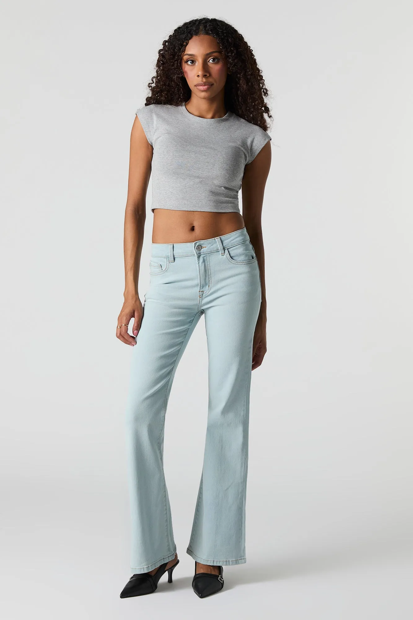 Jean évasé à taille basse sold by Urban Planet product image thumbnail 5