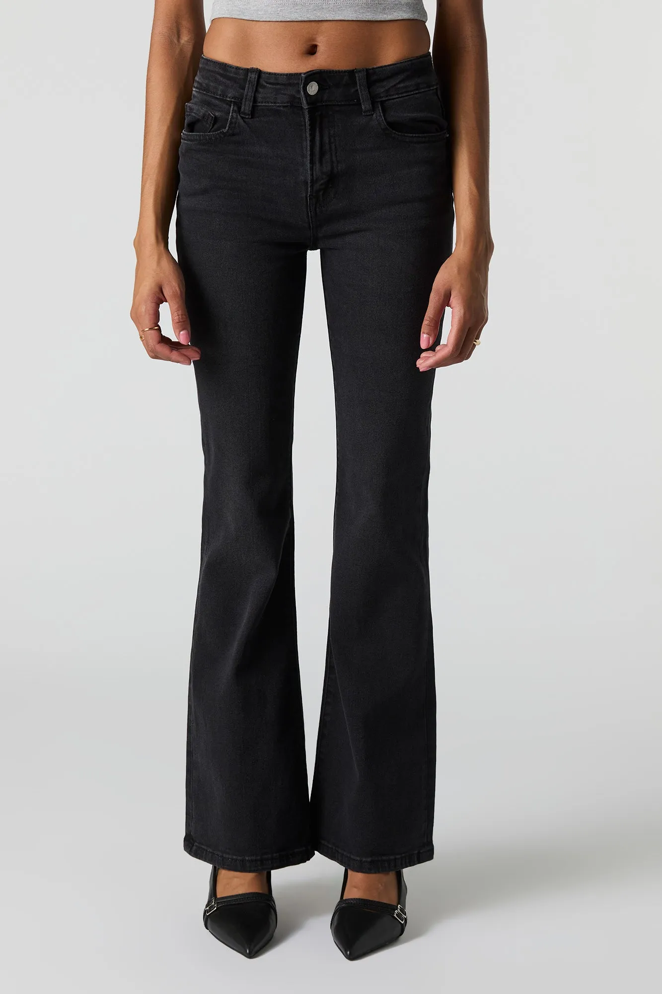 Jean évasé à taille basse sold by Urban Planet product image thumbnail 3