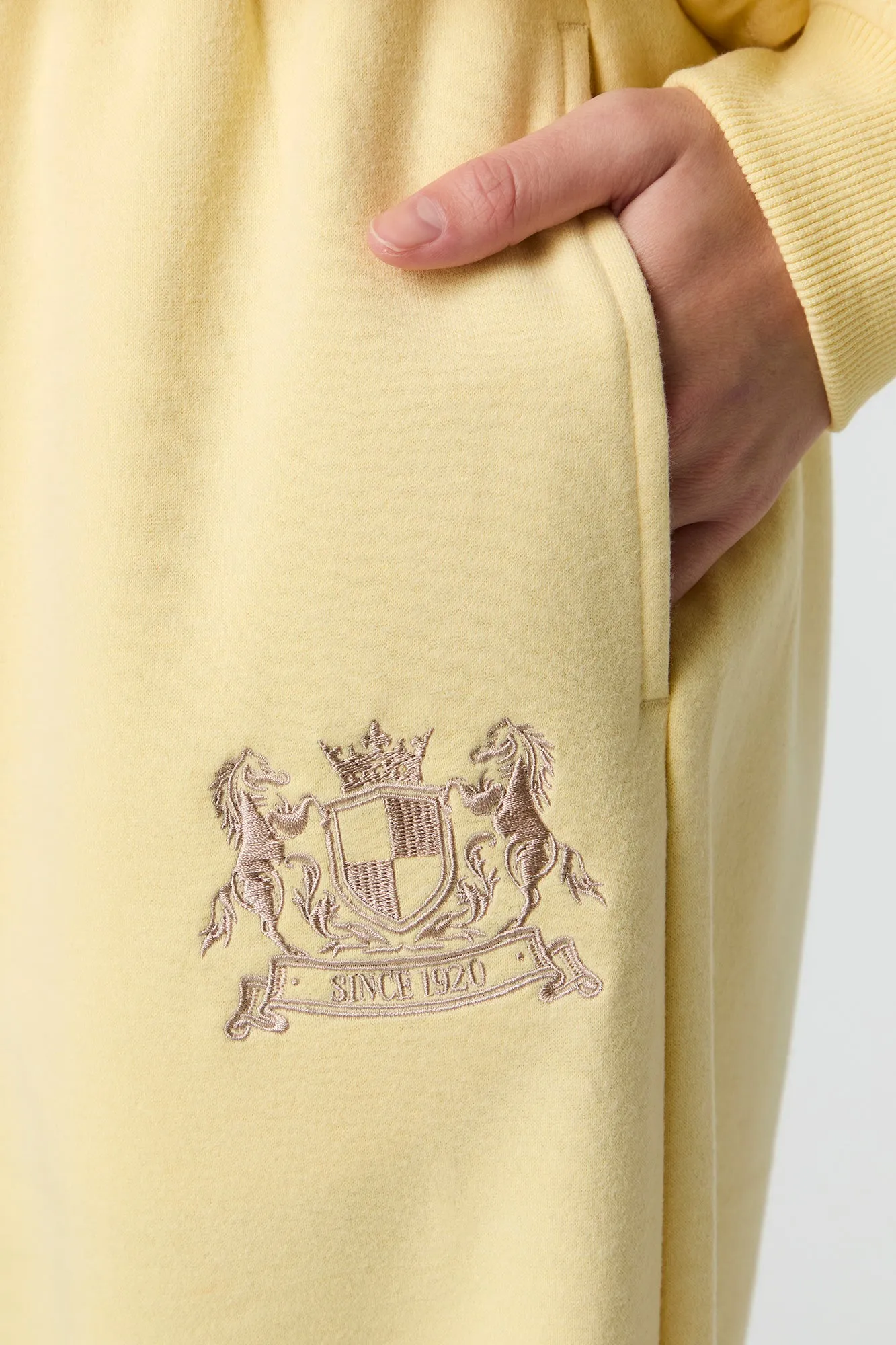 Destination Graphic Wide Leg Fleece Sweatpant sold by Urban Planet product image thumbnail 4