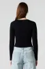 Seamless Ribbed Scoop Neck Top sold by Urban Planet