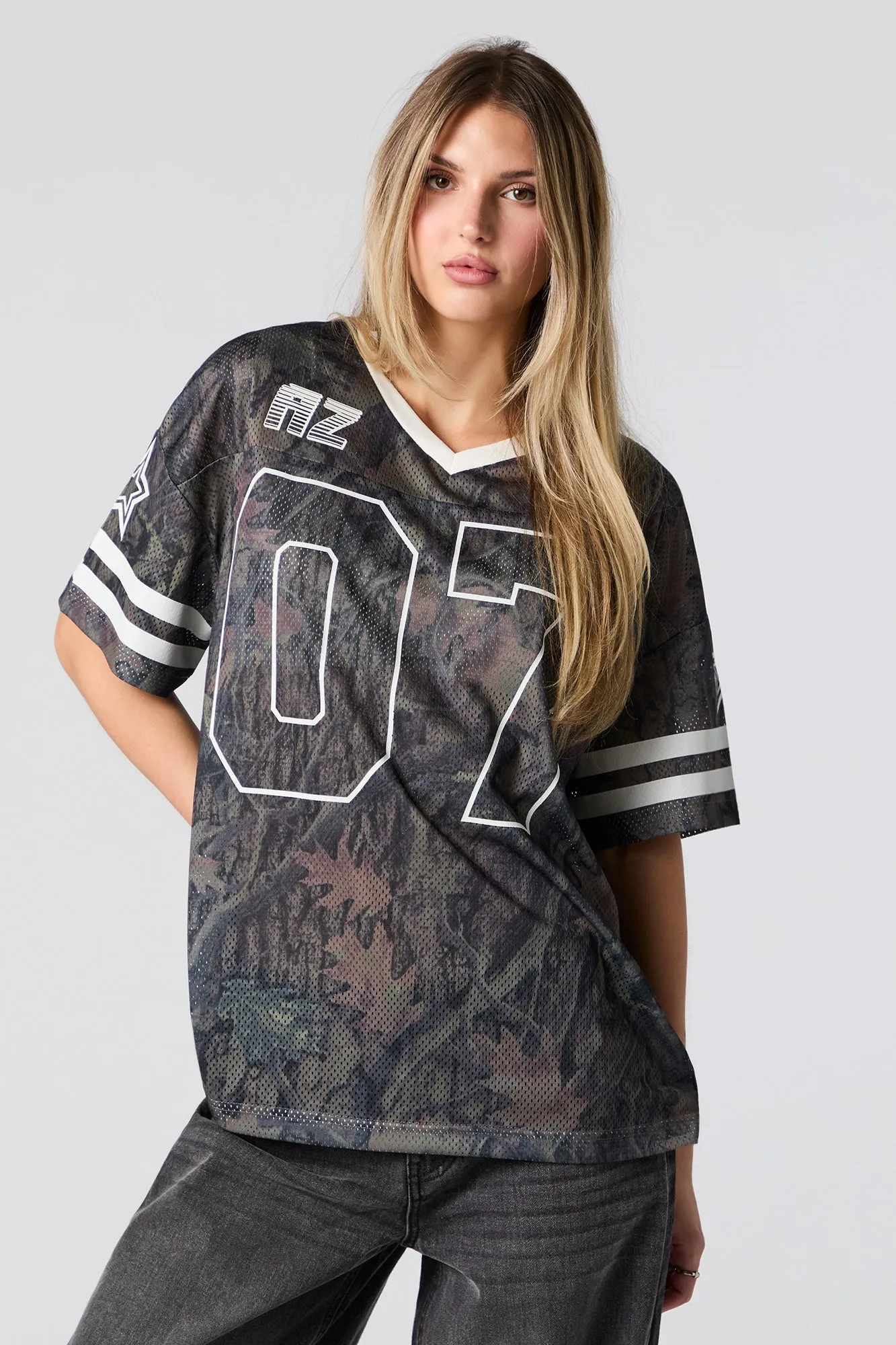 City Graphic Mesh Jersey sold by Urban Planet product image thumbnail 4