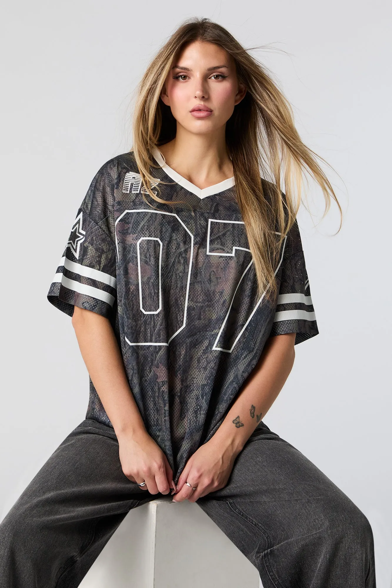 City Graphic Mesh Jersey sold by Urban Planet