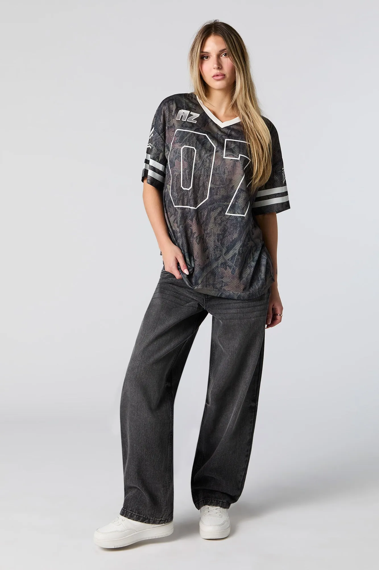 City Graphic Mesh Jersey sold by Urban Planet product image thumbnail 3