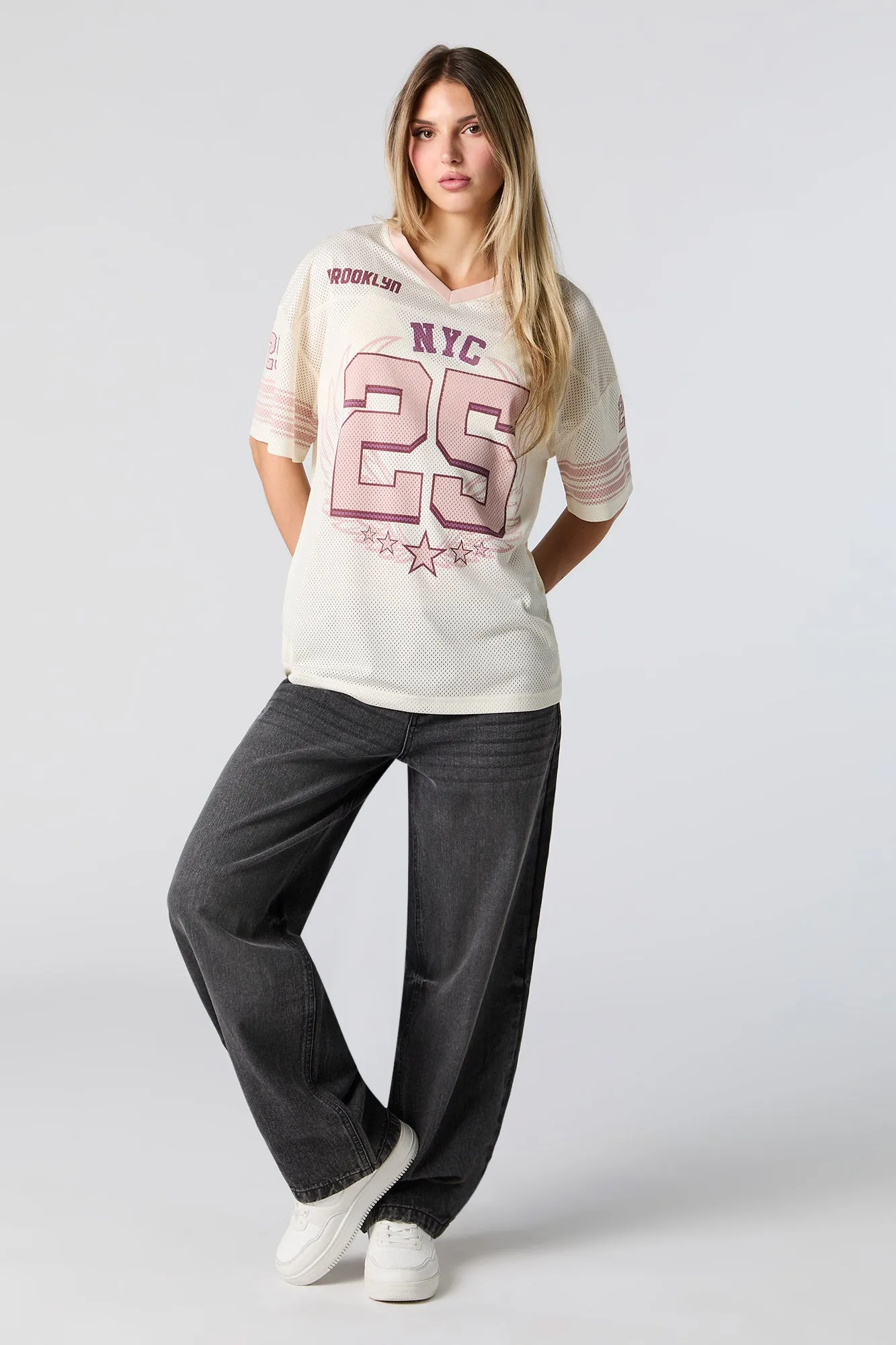 Jersey en filet à imprimé City sold by Urban Planet product image thumbnail 4