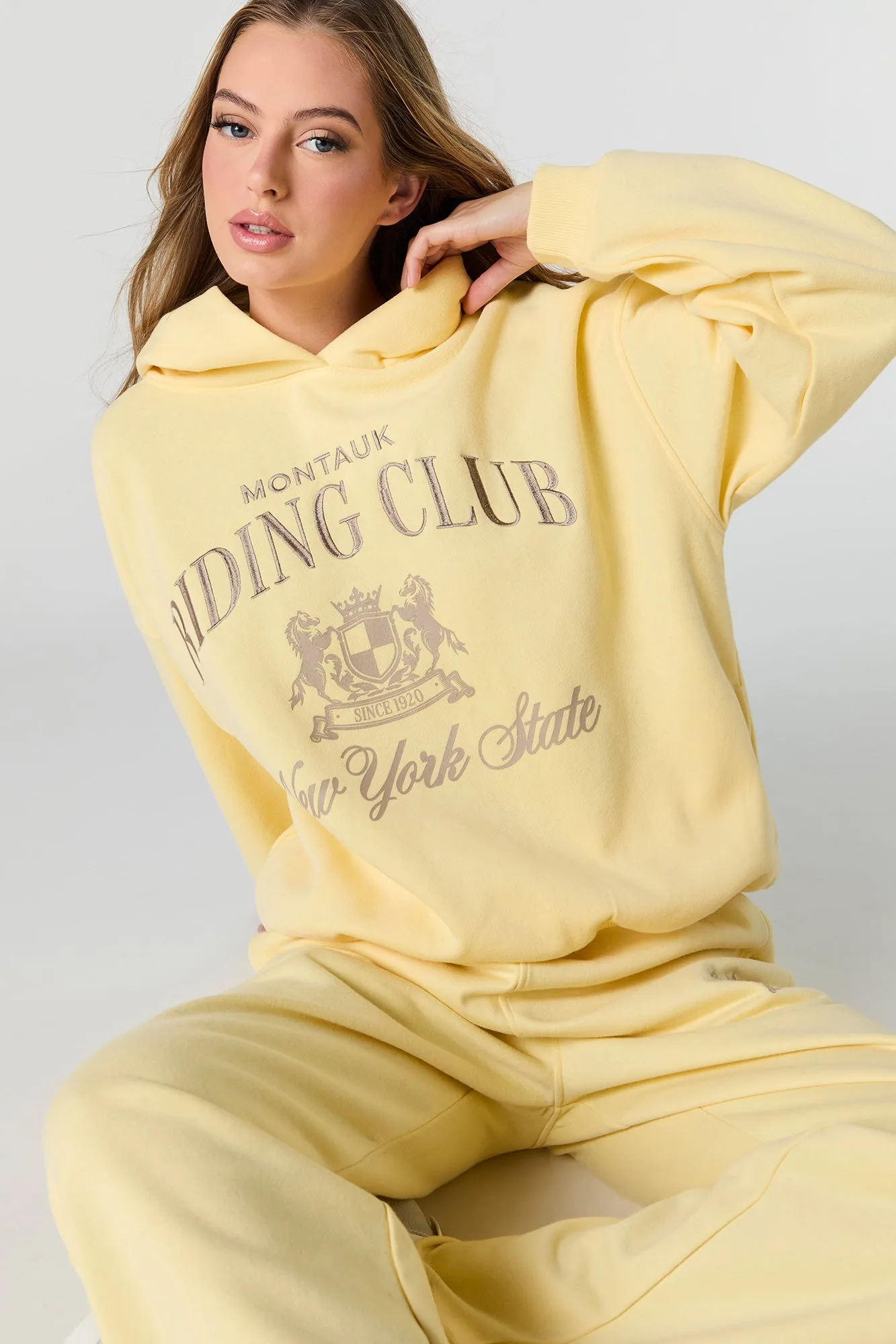 Destination Graphic Oversized Fleece Hoodie sold by Urban Planet