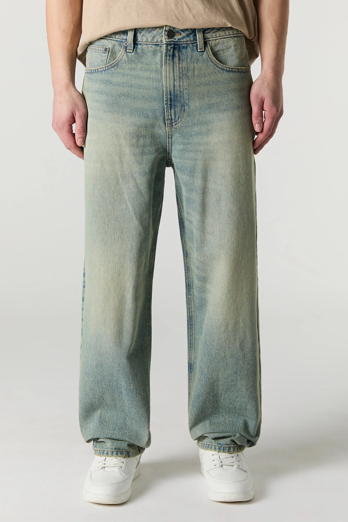 Vintage Light Baggy Jean sold by Urban Planet